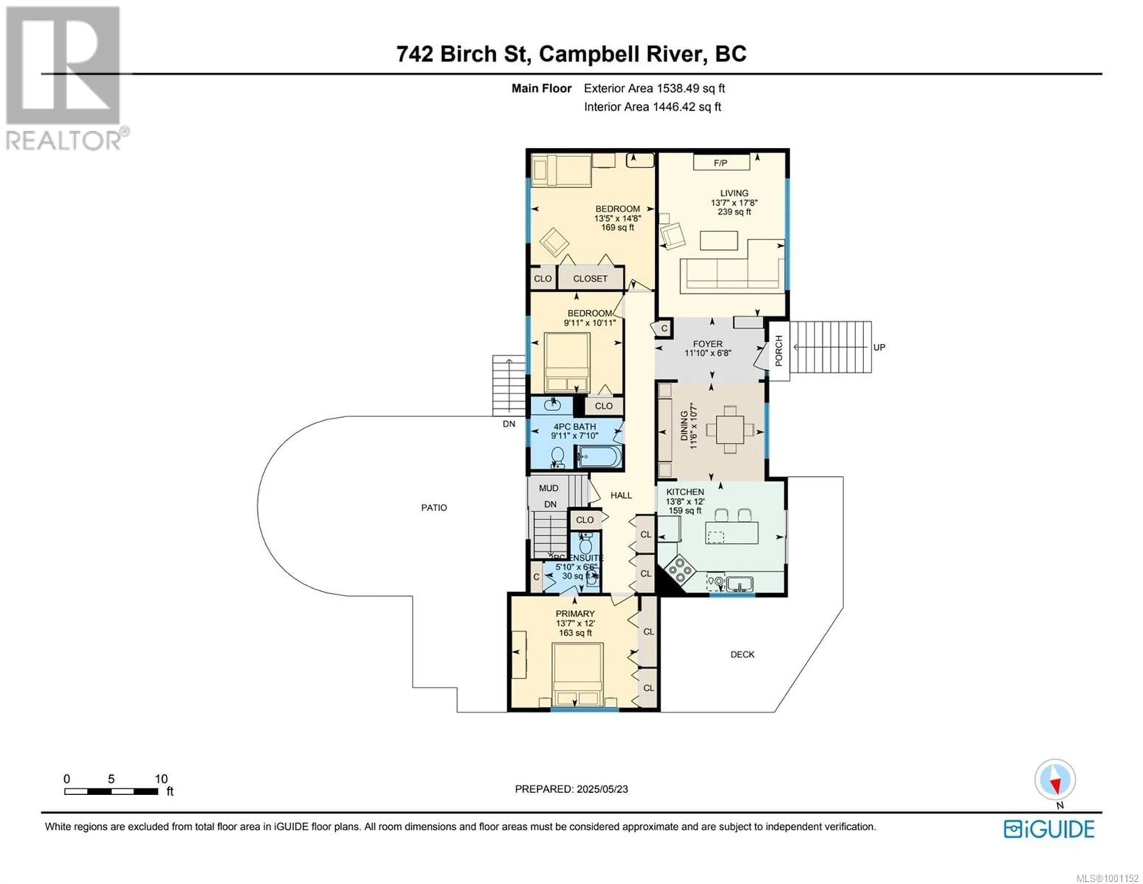 Floor plan for 742 BIRCH STREET, Campbell River British Columbia V9W2T4