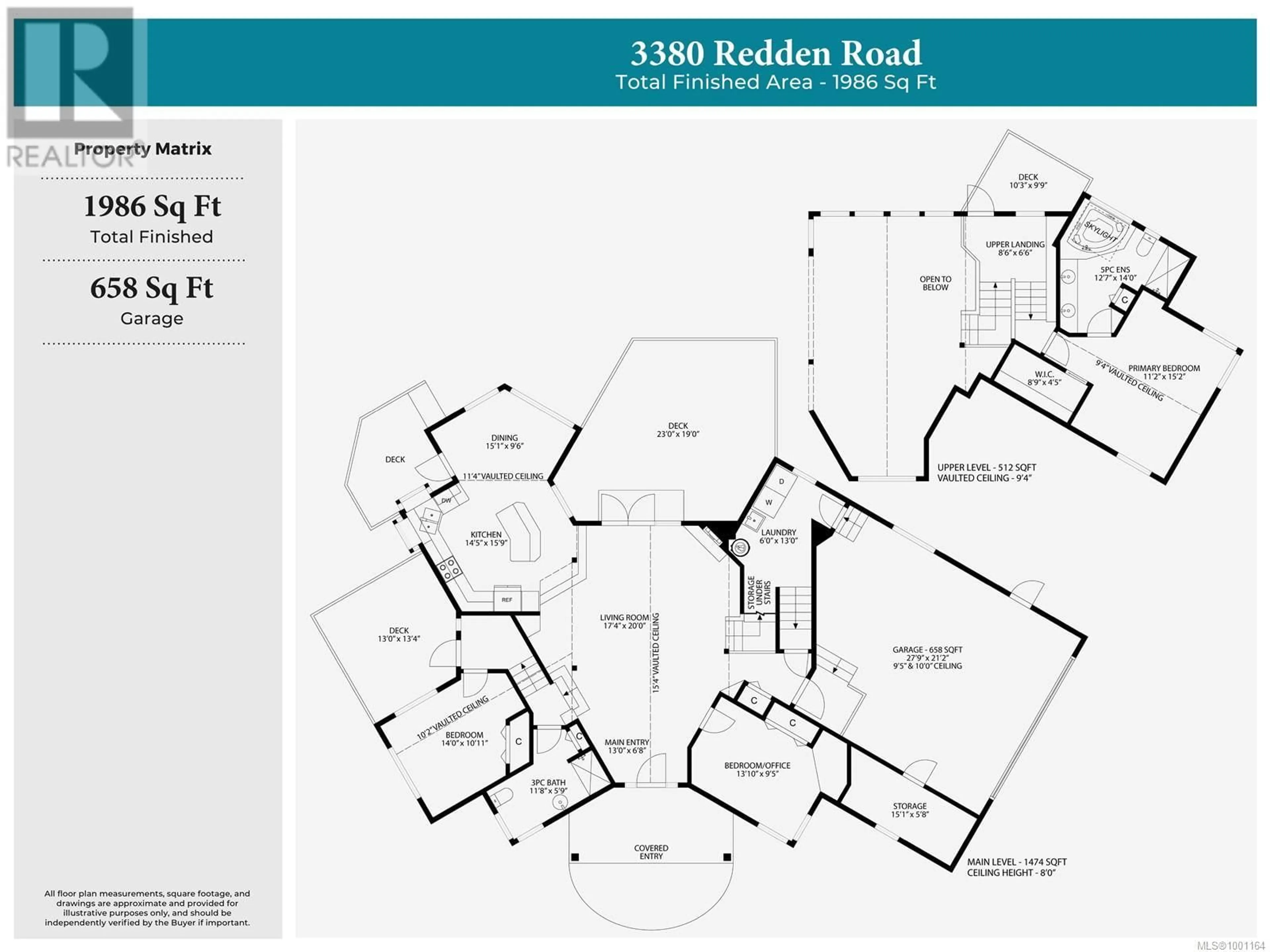 Floor plan for 3380 REDDEN ROAD, Nanoose Bay British Columbia V9P9H4