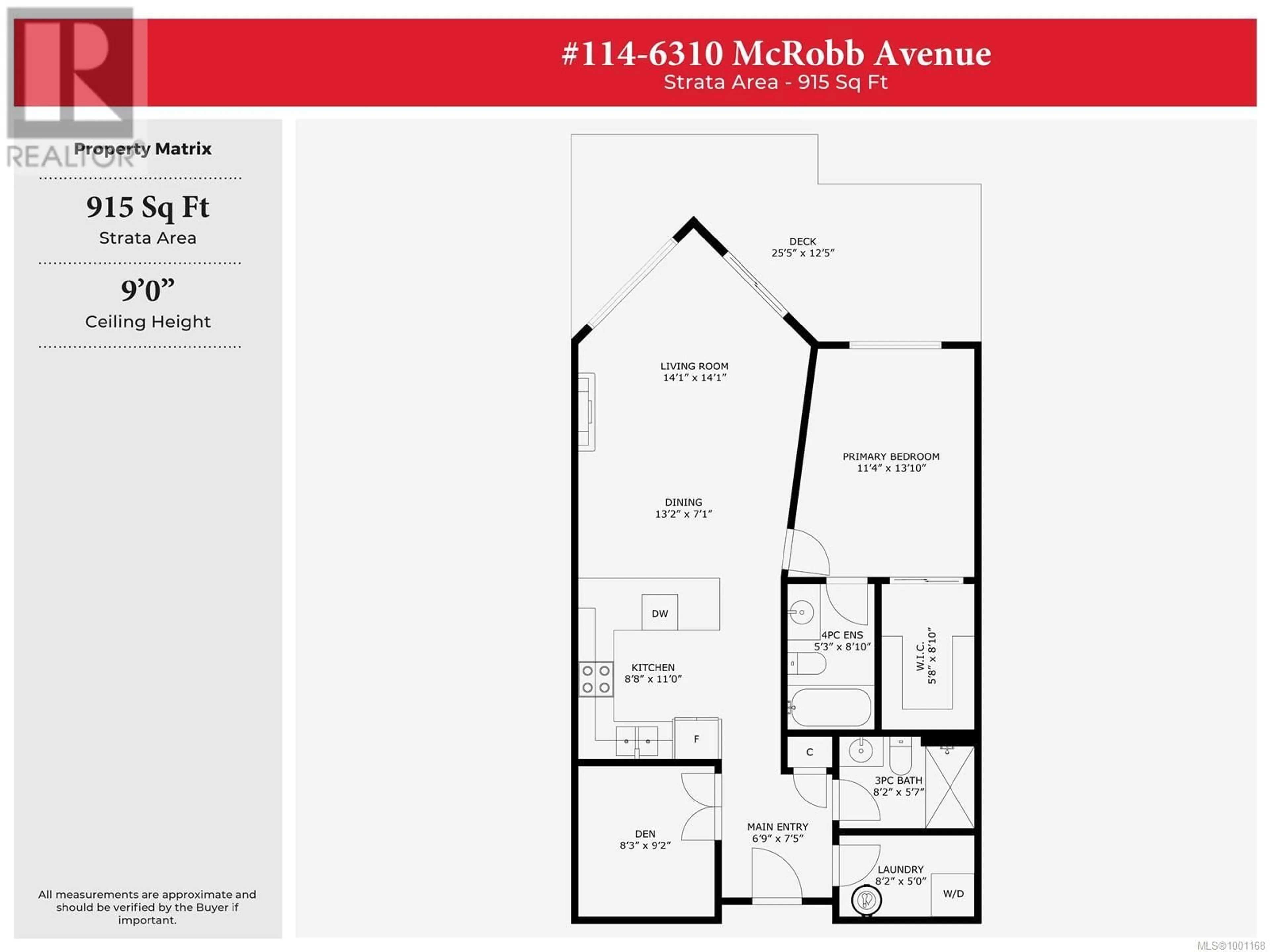 Floor plan for 114 - 6310 MCROBB AVENUE, Nanaimo British Columbia V9V1W8