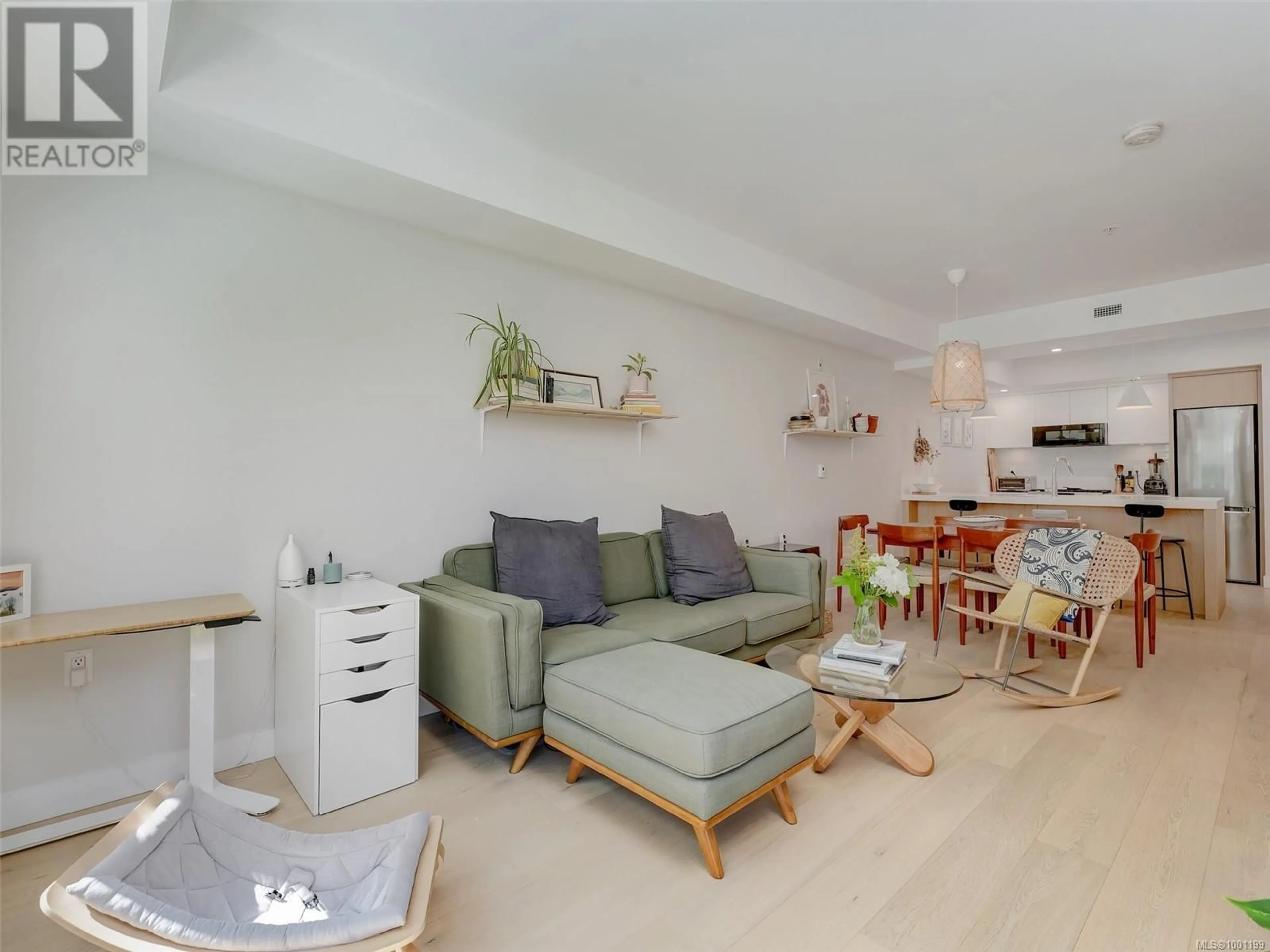 Living room with furniture, unknown for 206 - 9861 THIRD STREET, Sidney British Columbia V8L3A8
