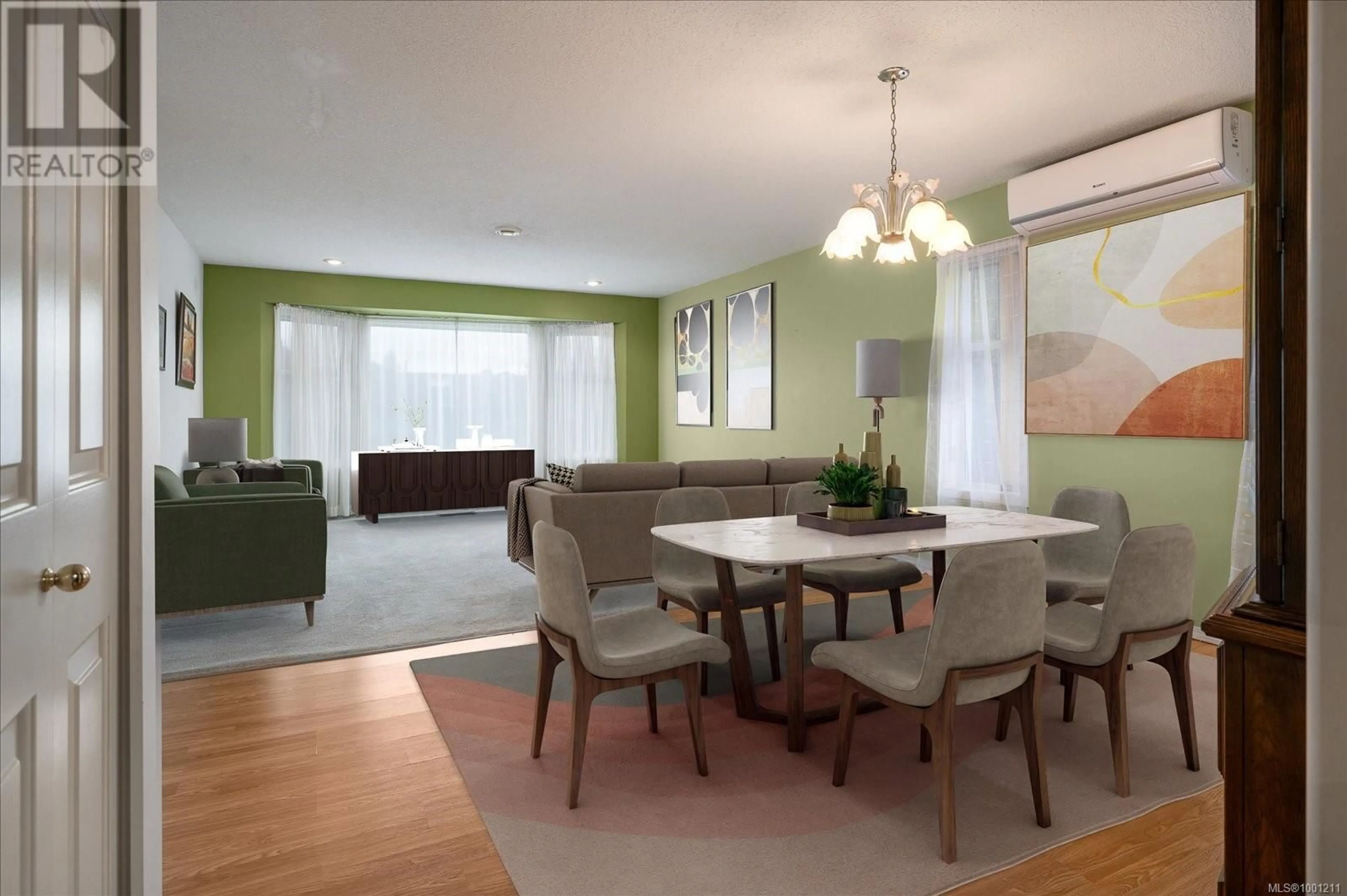 Dining room, wood/laminate floor for 813 CAMERON WAY, Ladysmith British Columbia V9G1N3
