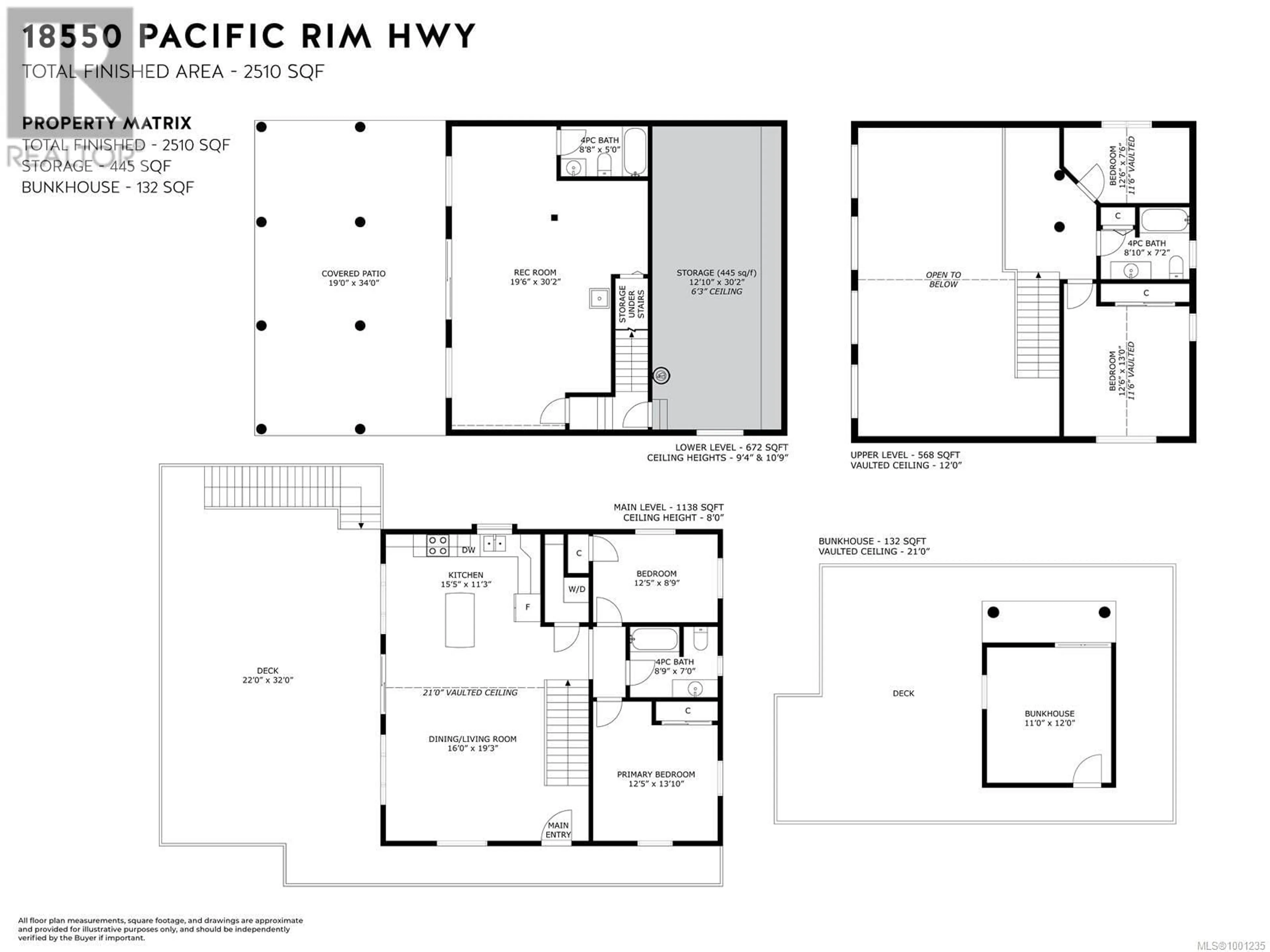 Floor plan for 18550 PACIFIC RIM HIGHWAY, Port Alberni British Columbia V9Y8Z9