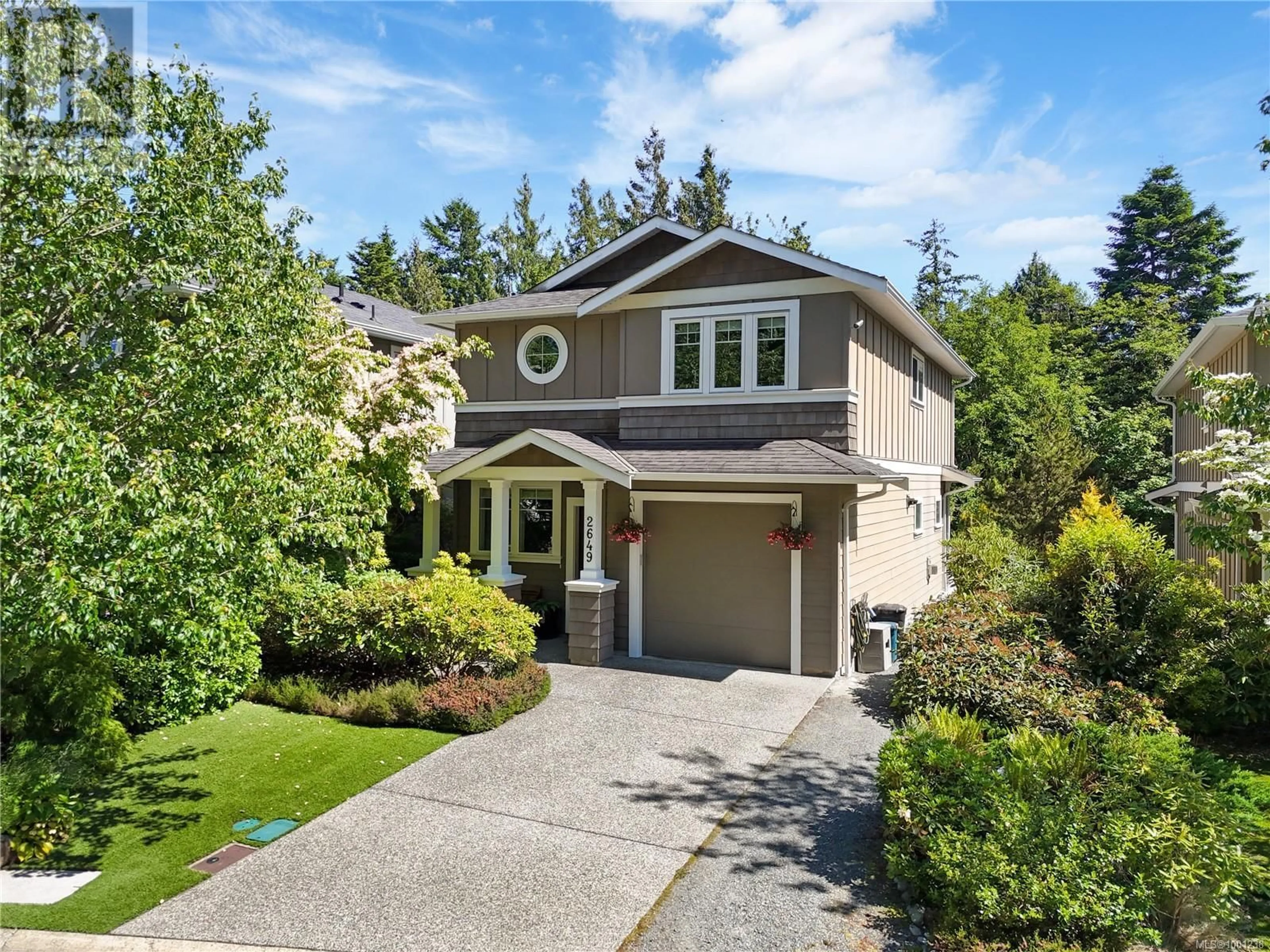 Home with vinyl exterior material, street for 2649 TRAVERSE TERRACE, Langford British Columbia V9B0N9