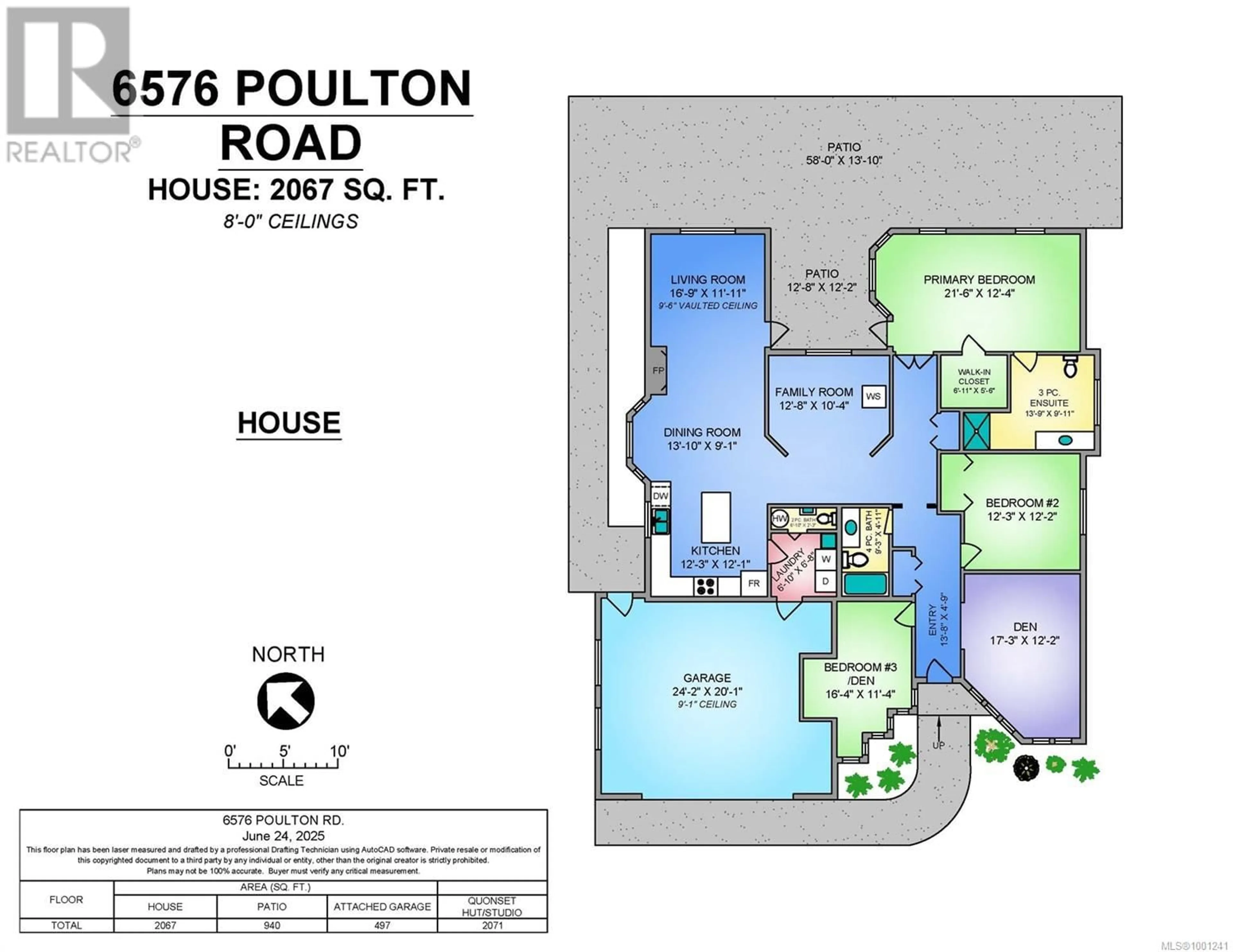 Floor plan for 6576 POULTON ROAD, Merville British Columbia V0R2M0