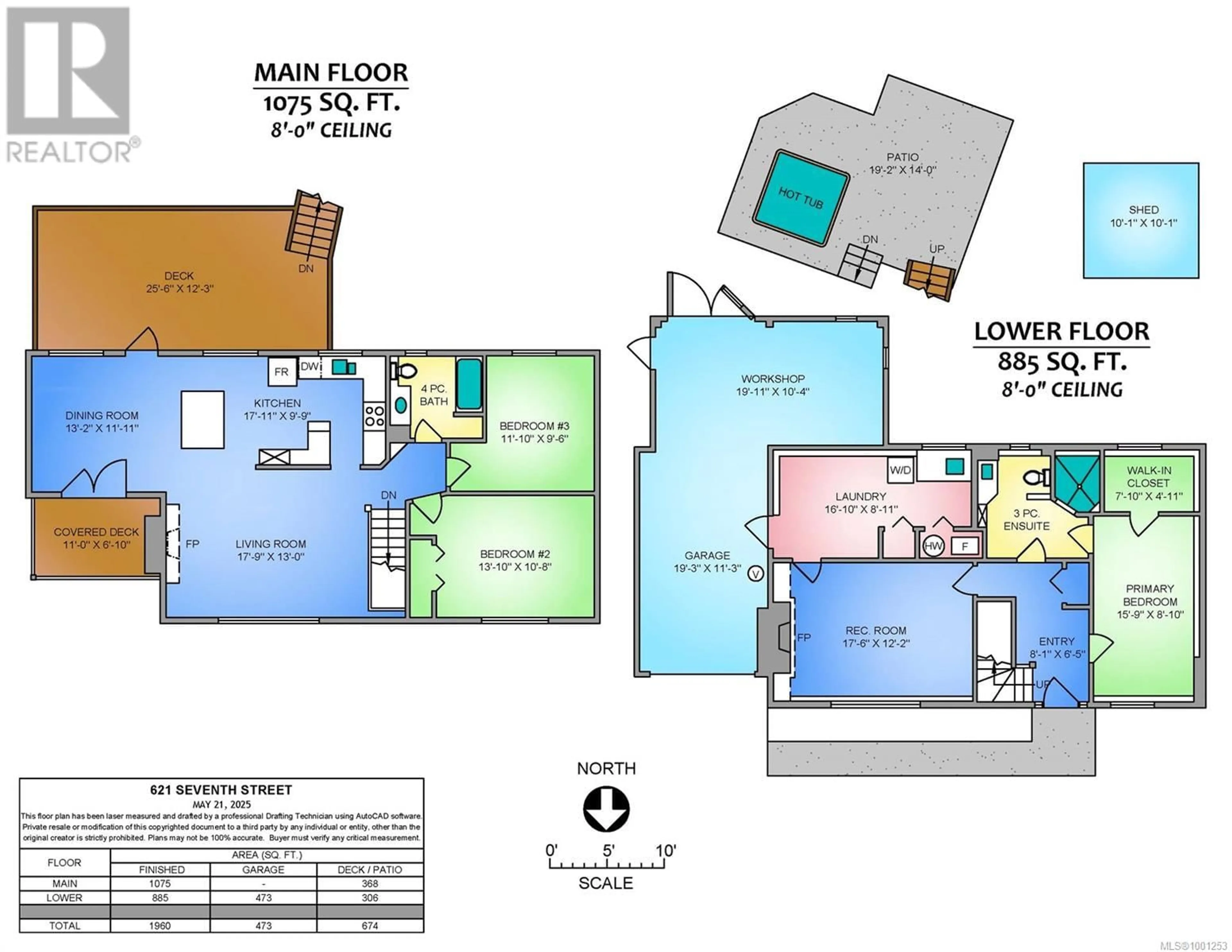 Floor plan for 621 SEVENTH STREET, Nanaimo British Columbia V9R5M7