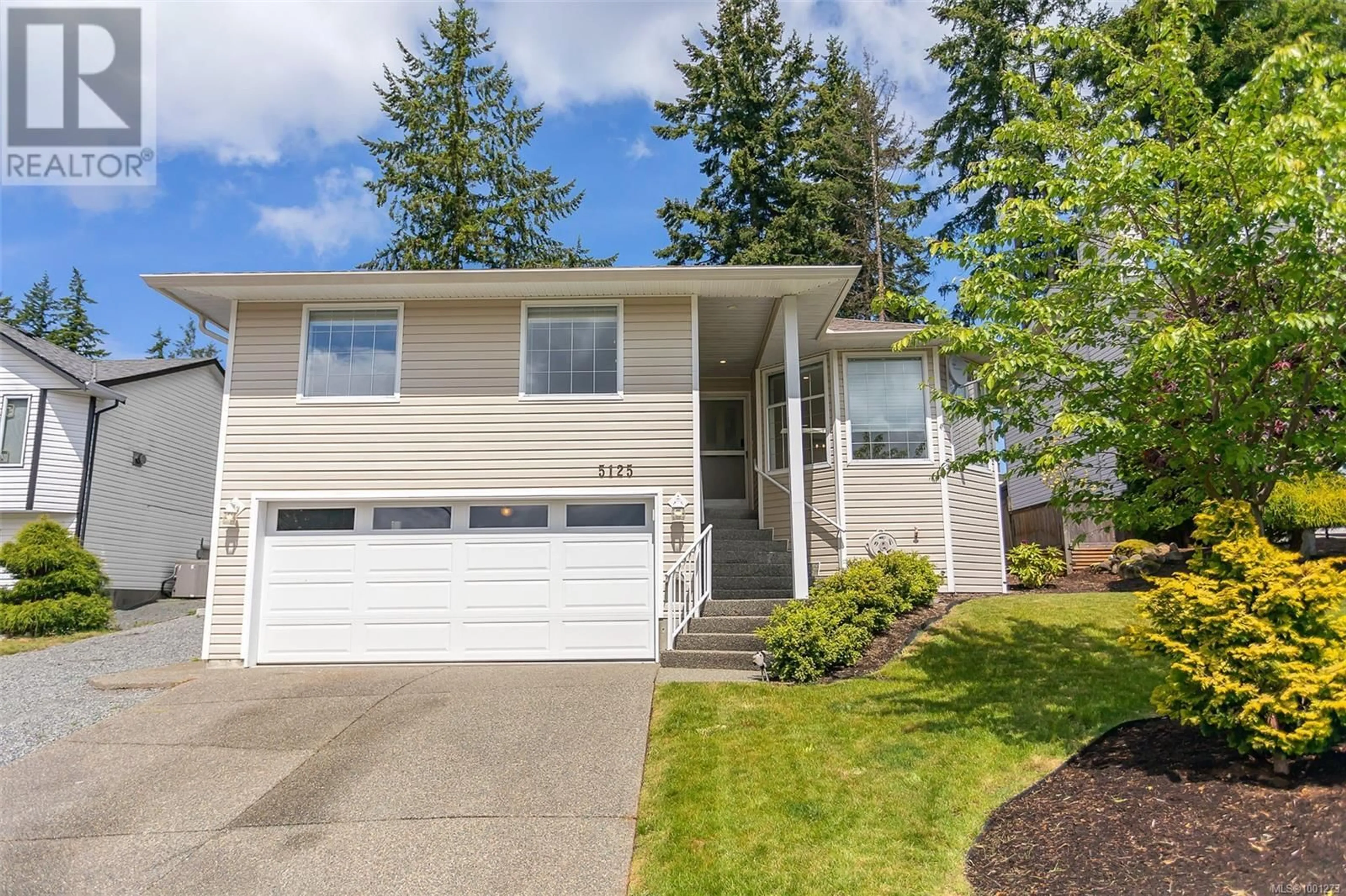 Home with vinyl exterior material, street for 5125 CAROL PLACE, Nanaimo British Columbia V9T5Z3