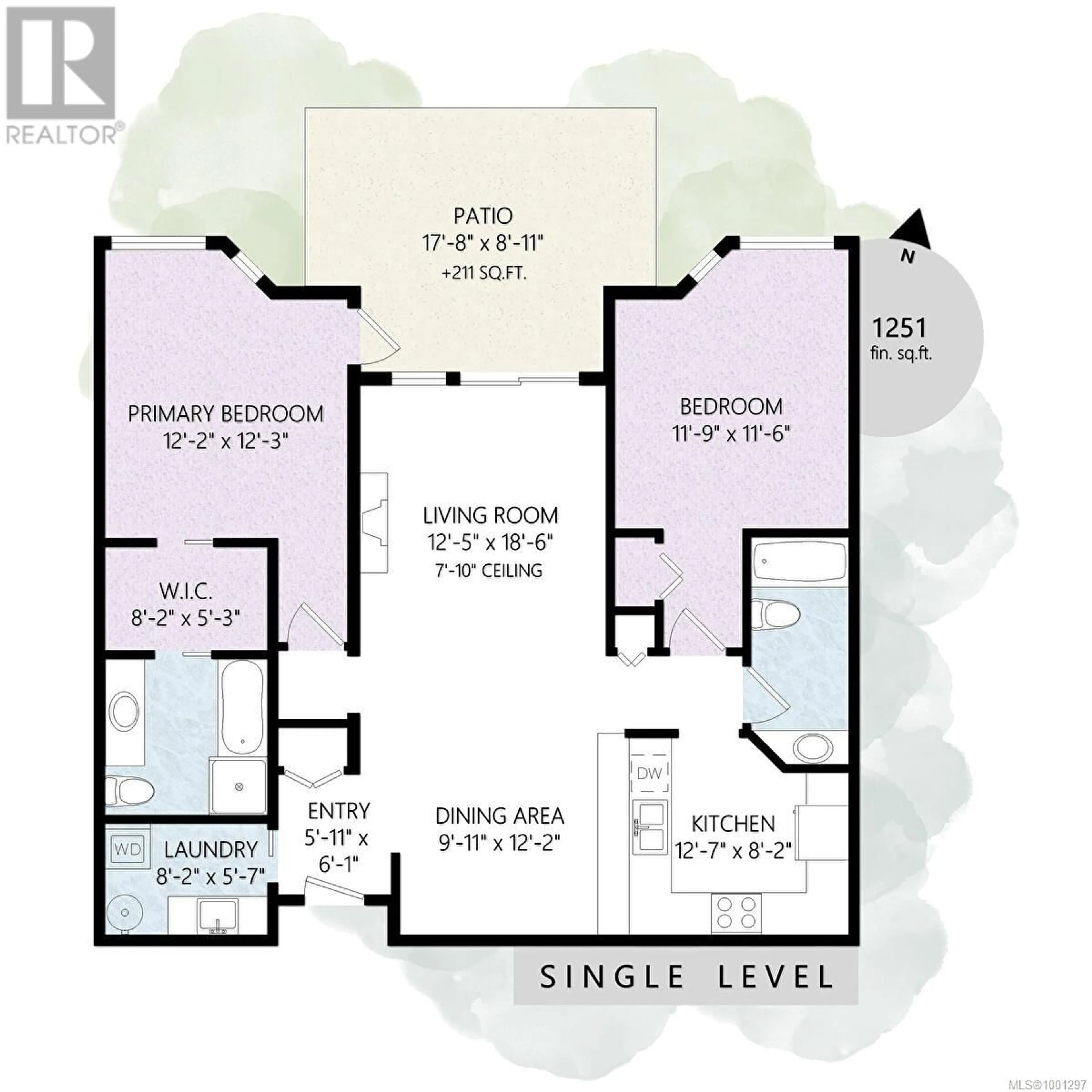 Floor plan for 106 - 537 HEATHERDALE LANE, Saanich British Columbia V8Z0A4