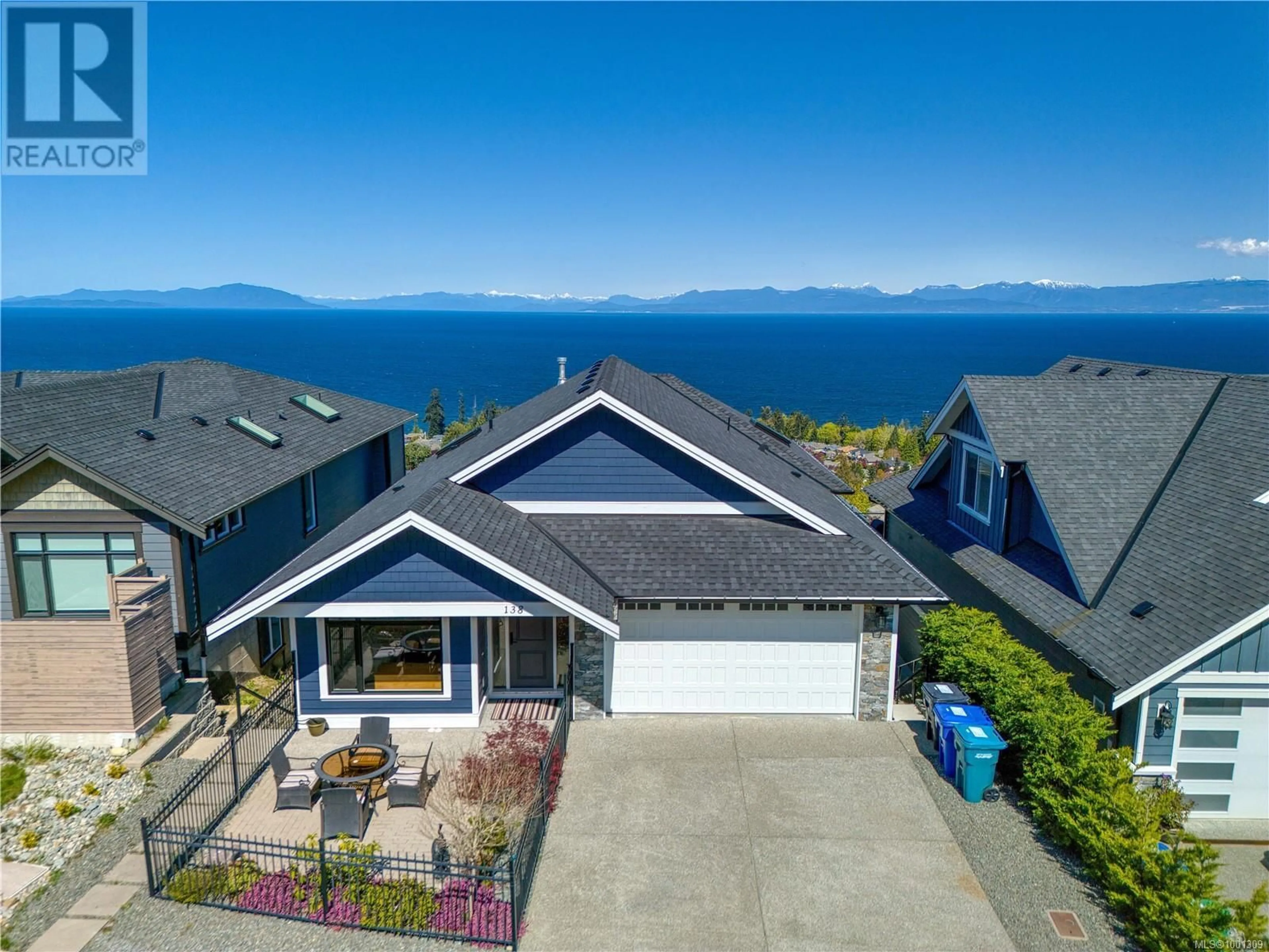 A pic from outside/outdoor area/front of a property/back of a property/a pic from drone, water/lake/river/ocean view for 138 ROYAL PACIFIC WAY, Nanaimo British Columbia V9T0B9