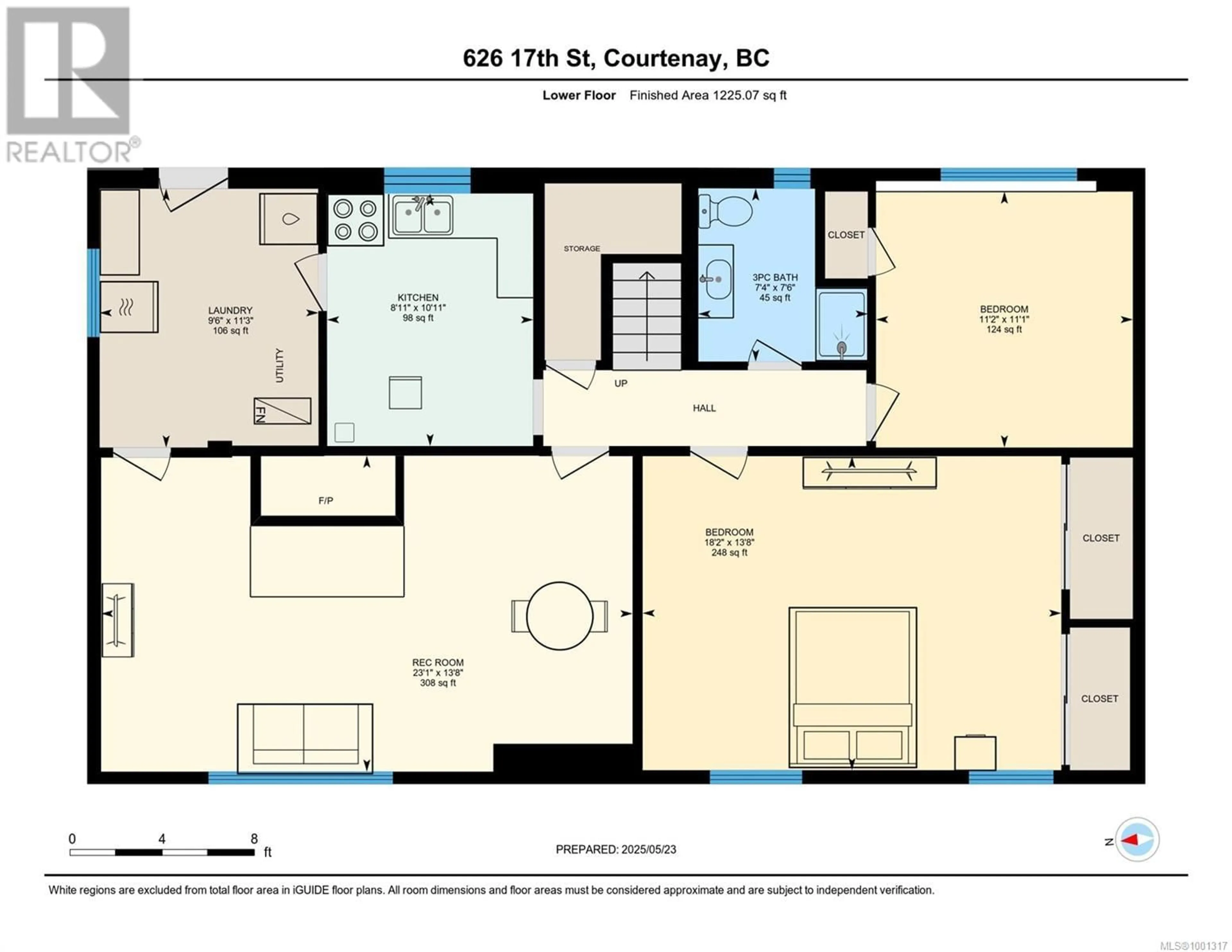 Floor plan for 626 17TH STREET, Courtenay British Columbia V9N1Z1