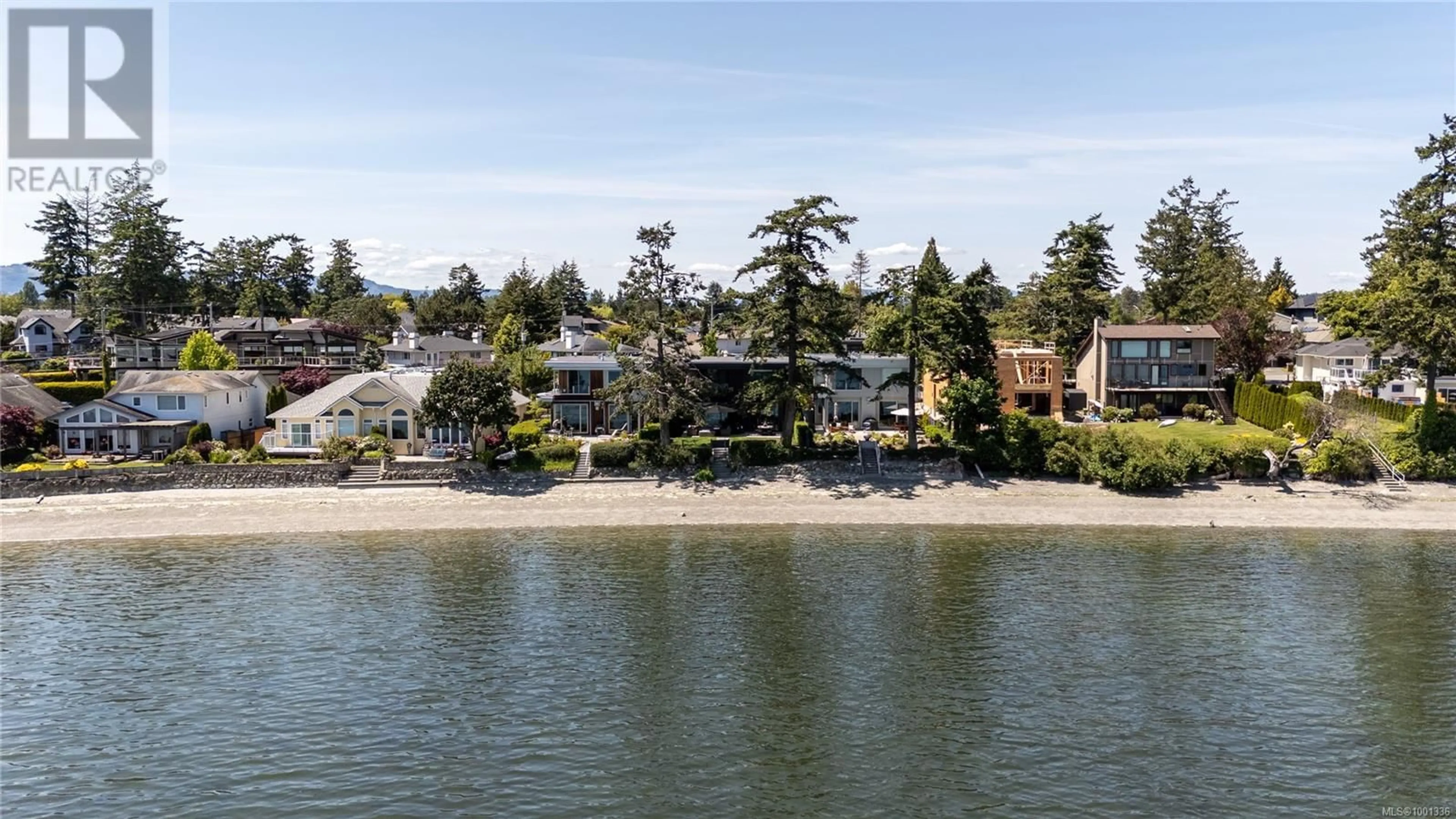 A pic from outside/outdoor area/front of a property/back of a property/a pic from drone, water/lake/river/ocean view for 10383 ALLBAY ROAD, Sidney British Columbia V8L2N8