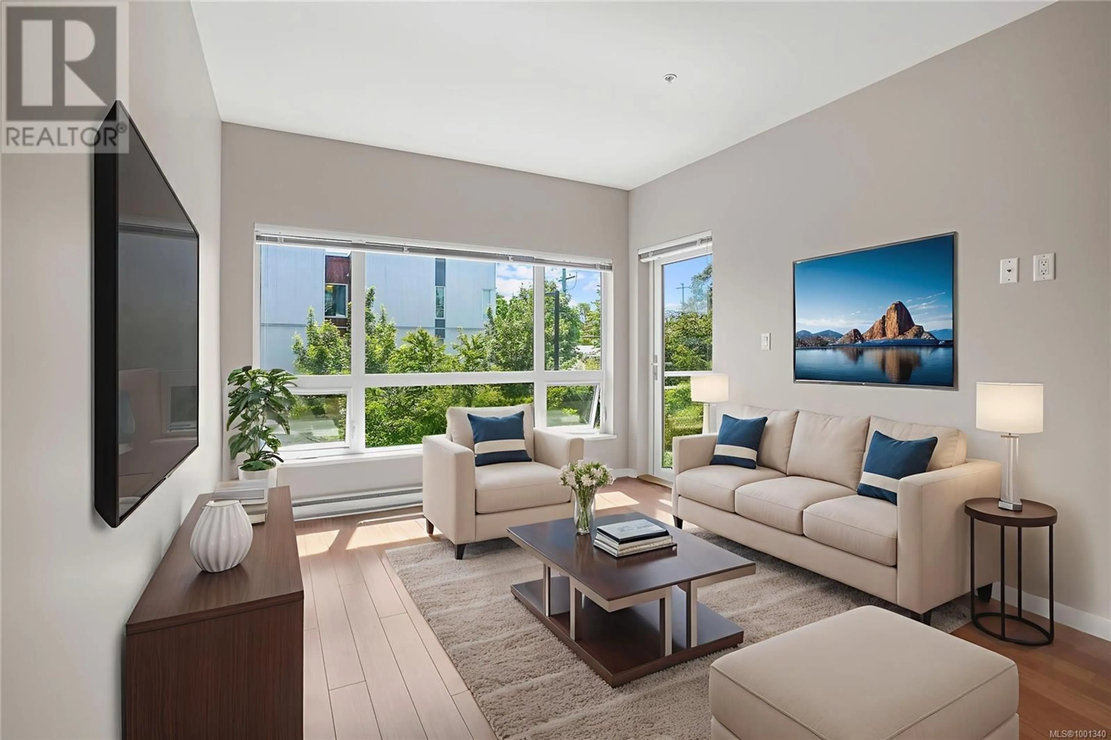 Living room with furniture, unknown for 205 - 785 TYEE ROAD, Victoria British Columbia V9A0G2