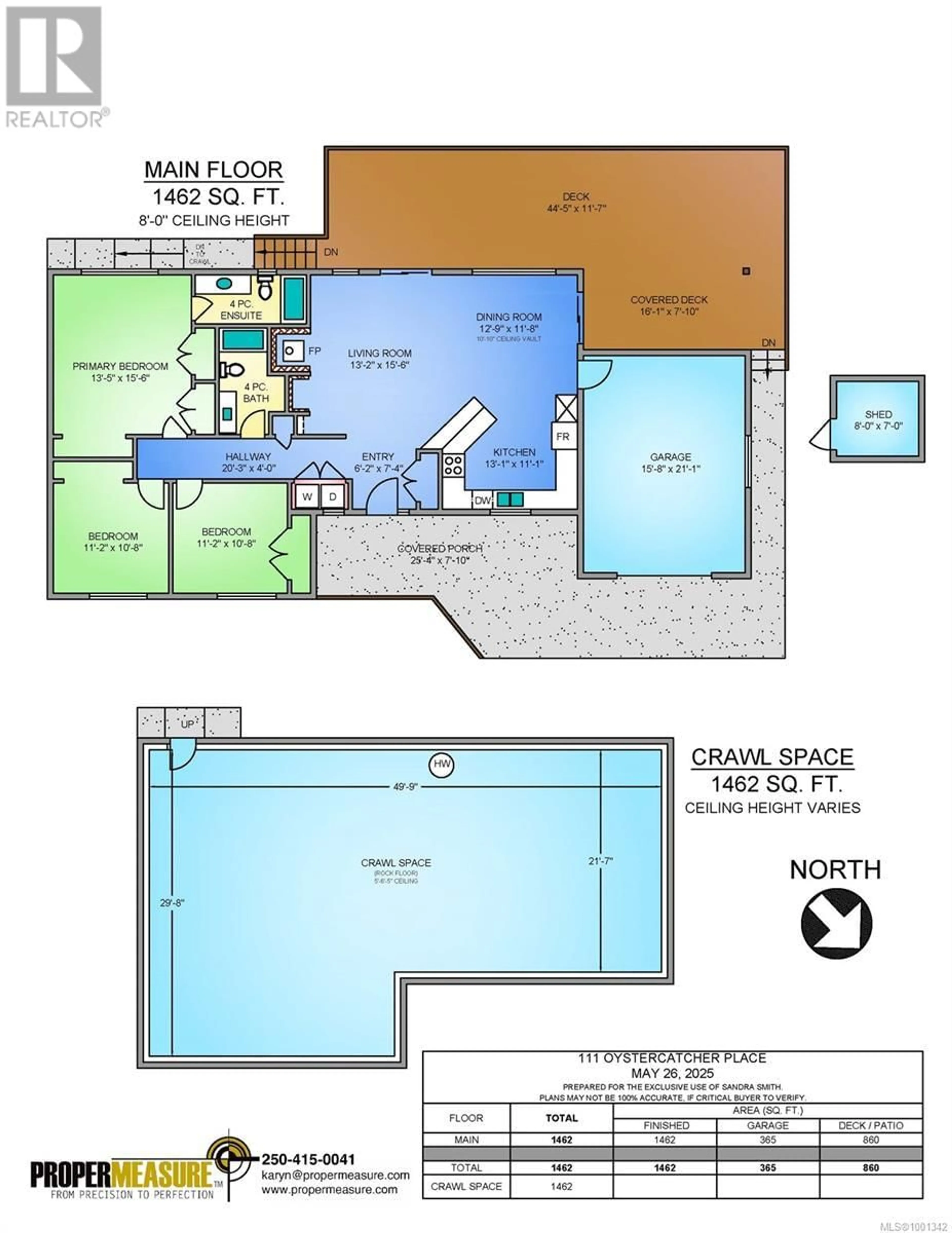 Floor plan for 111 OYSTERCATCHER PLACE, Salt Spring British Columbia V8K2W5