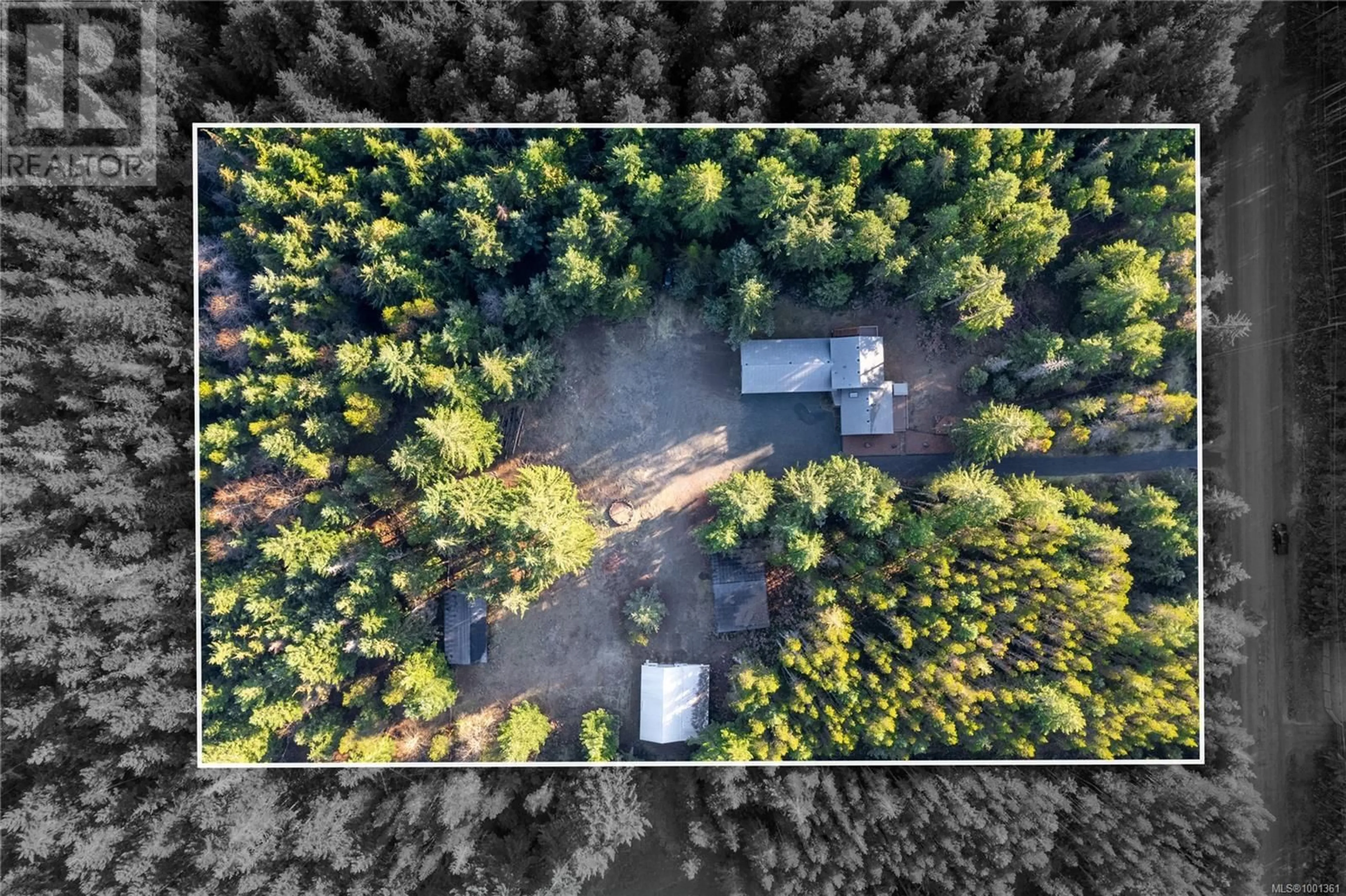 A pic from outside/outdoor area/front of a property/back of a property/a pic from drone, forest/trees view for 4715 ANDERSON AVENUE, Bowser British Columbia V0R1G0
