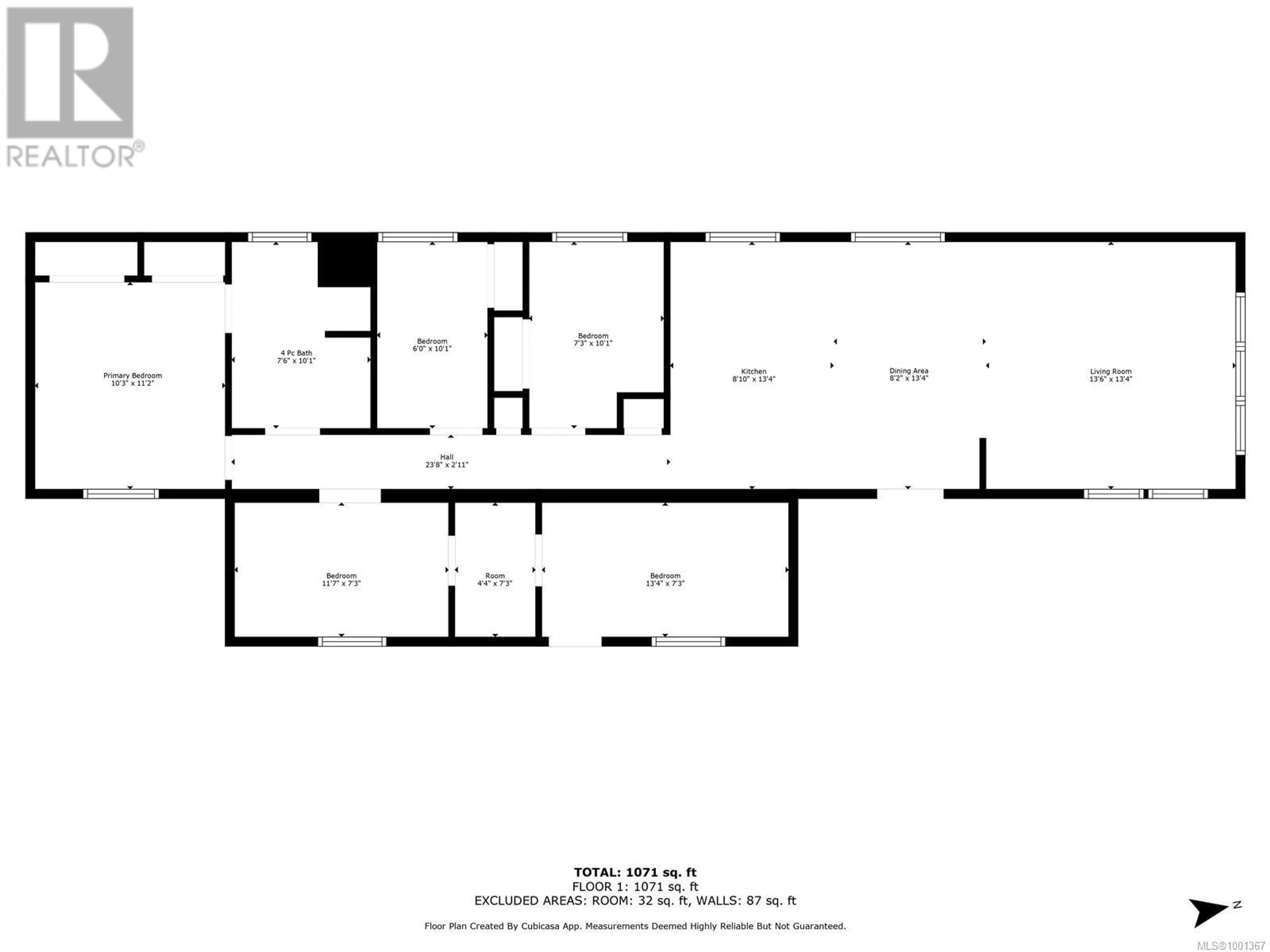Floor plan for 43 - 971 DOUGLAS AVENUE, Nanaimo British Columbia V9R6C1