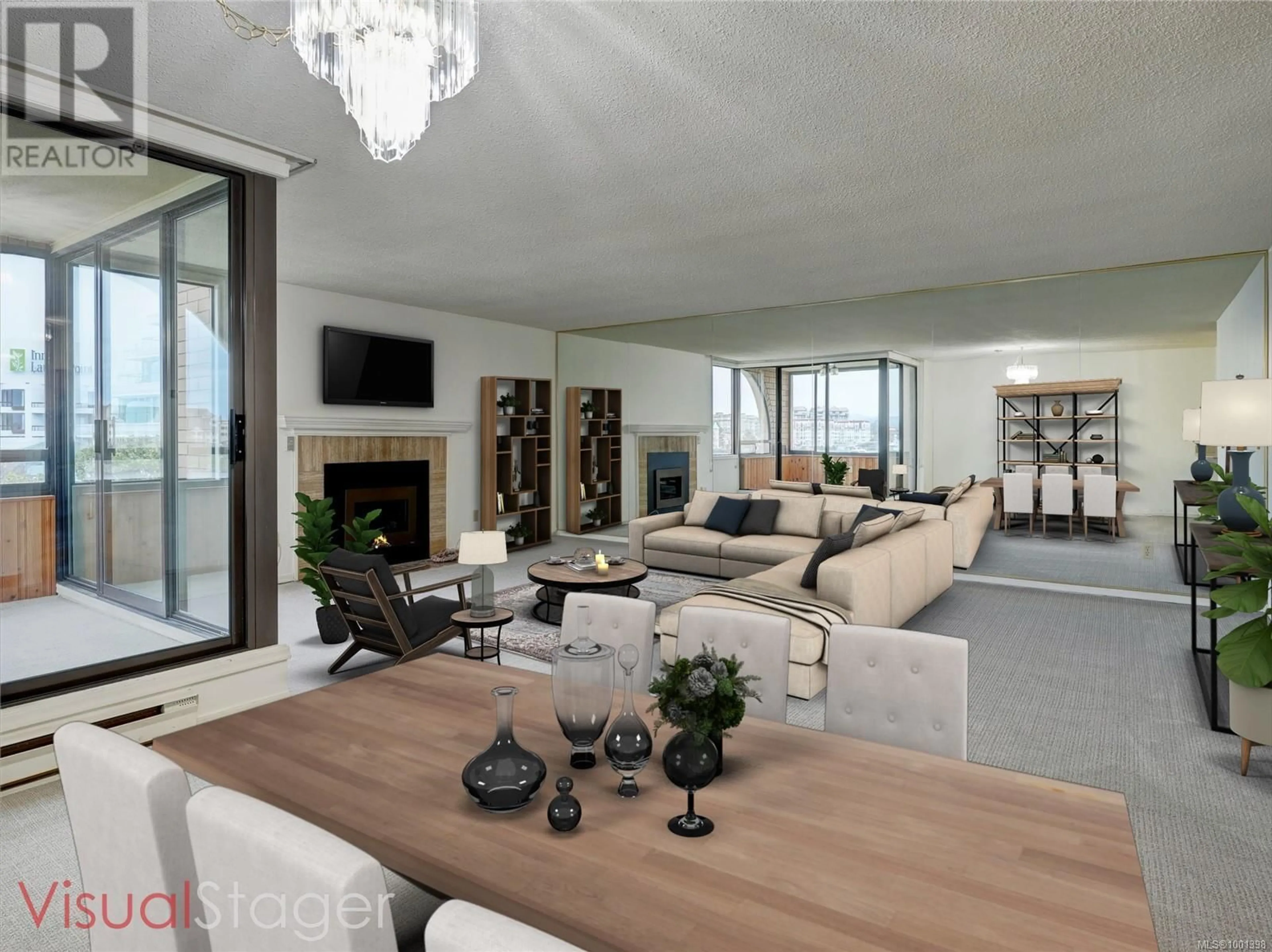 Living room with furniture, unknown for 401 - 640 MONTREAL STREET, Victoria British Columbia V8V1Z8