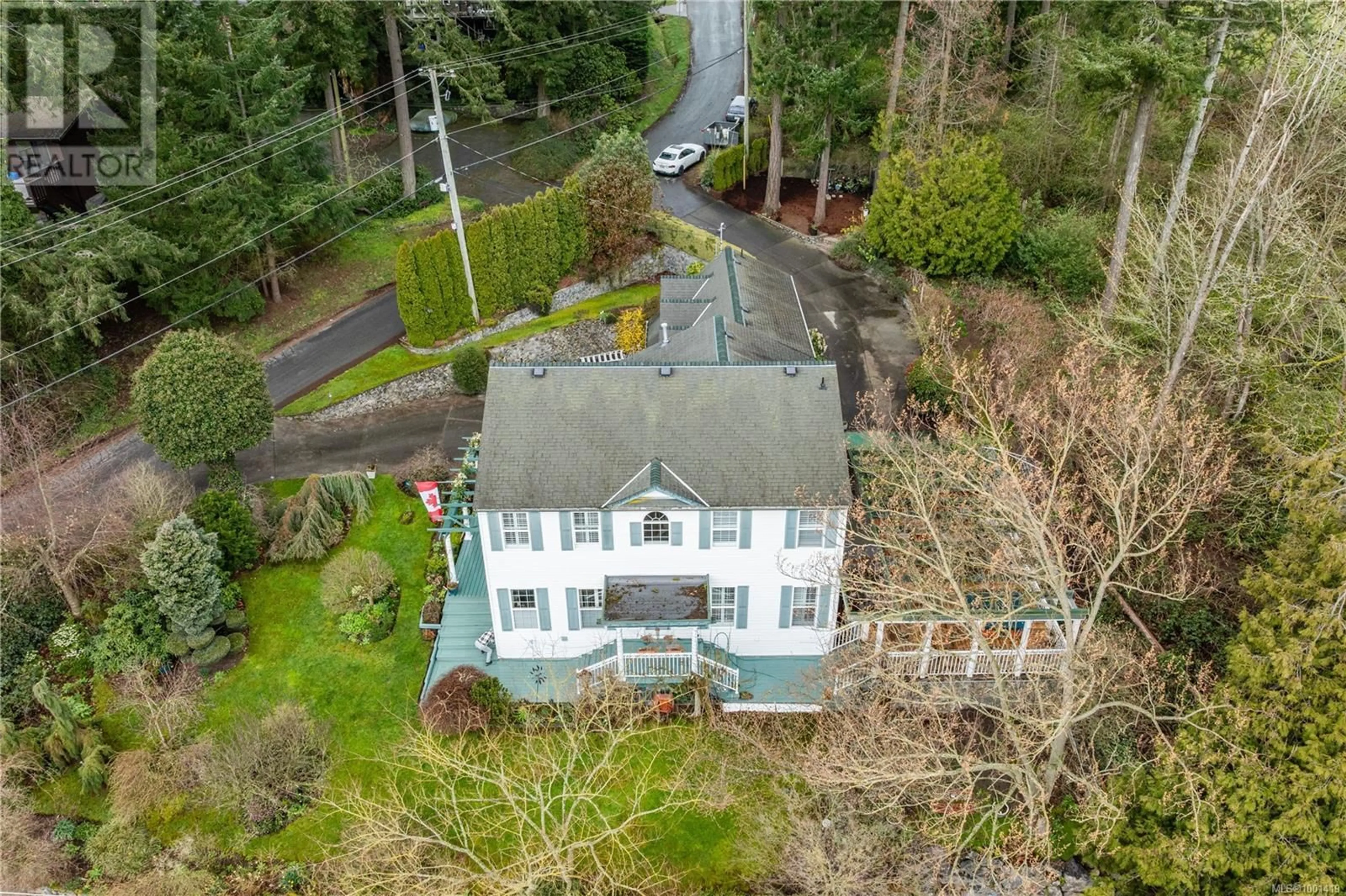 A pic from outside/outdoor area/front of a property/back of a property/a pic from drone, street for 2688 TANNER ROAD, Central Saanich British Columbia V8Y2R3