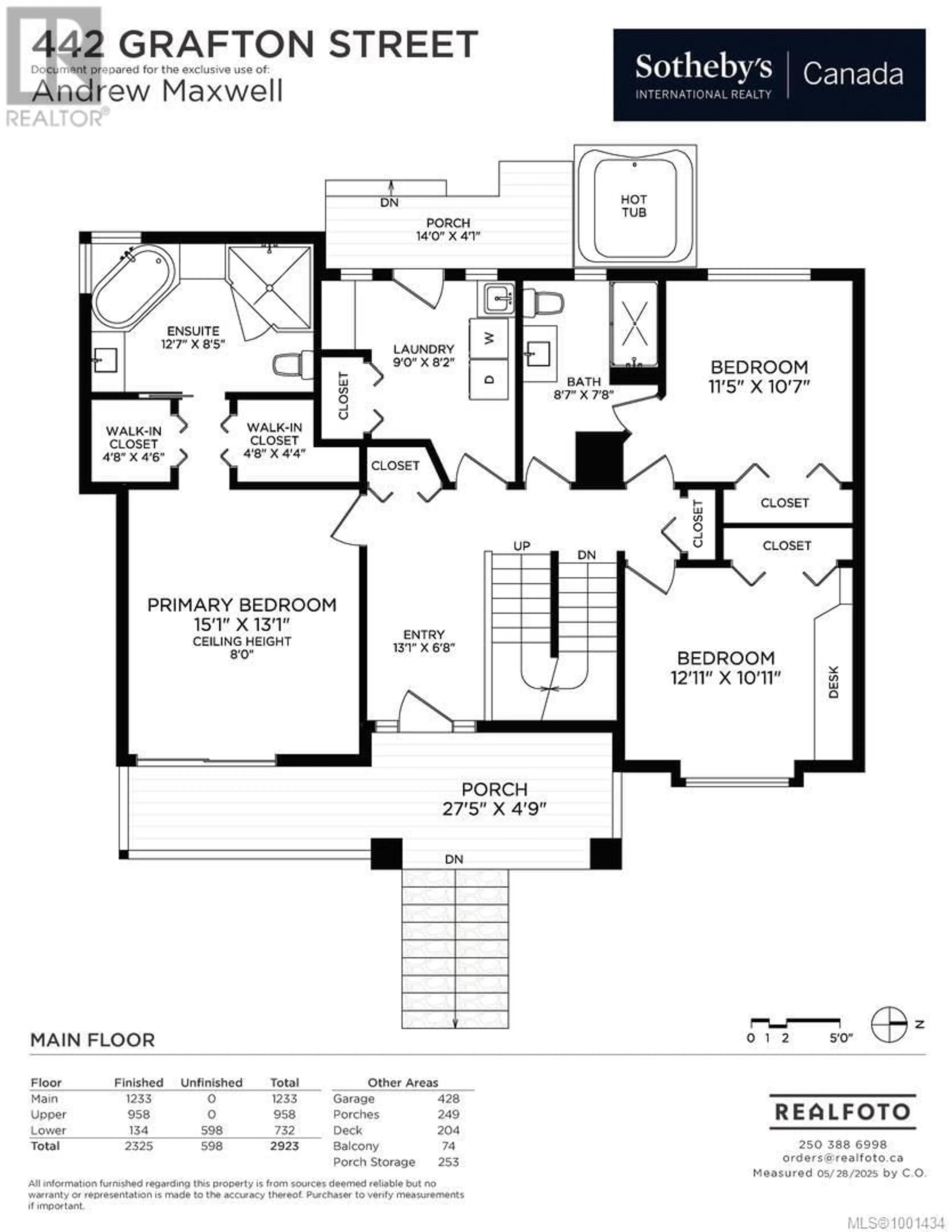 Floor plan for 442 GRAFTON STREET, Esquimalt British Columbia V9A6S3