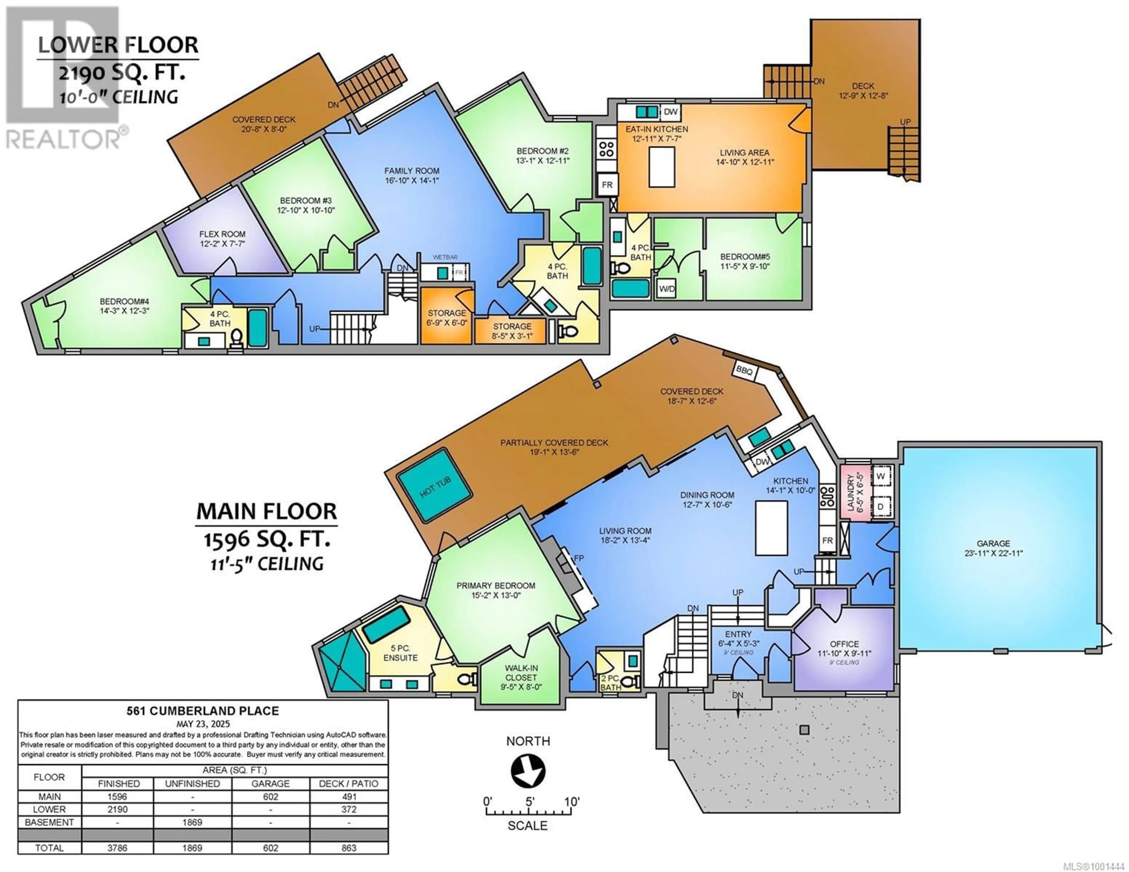 Floor plan for 561 CUMBERLAND PLACE, Nanaimo British Columbia V9T4S5