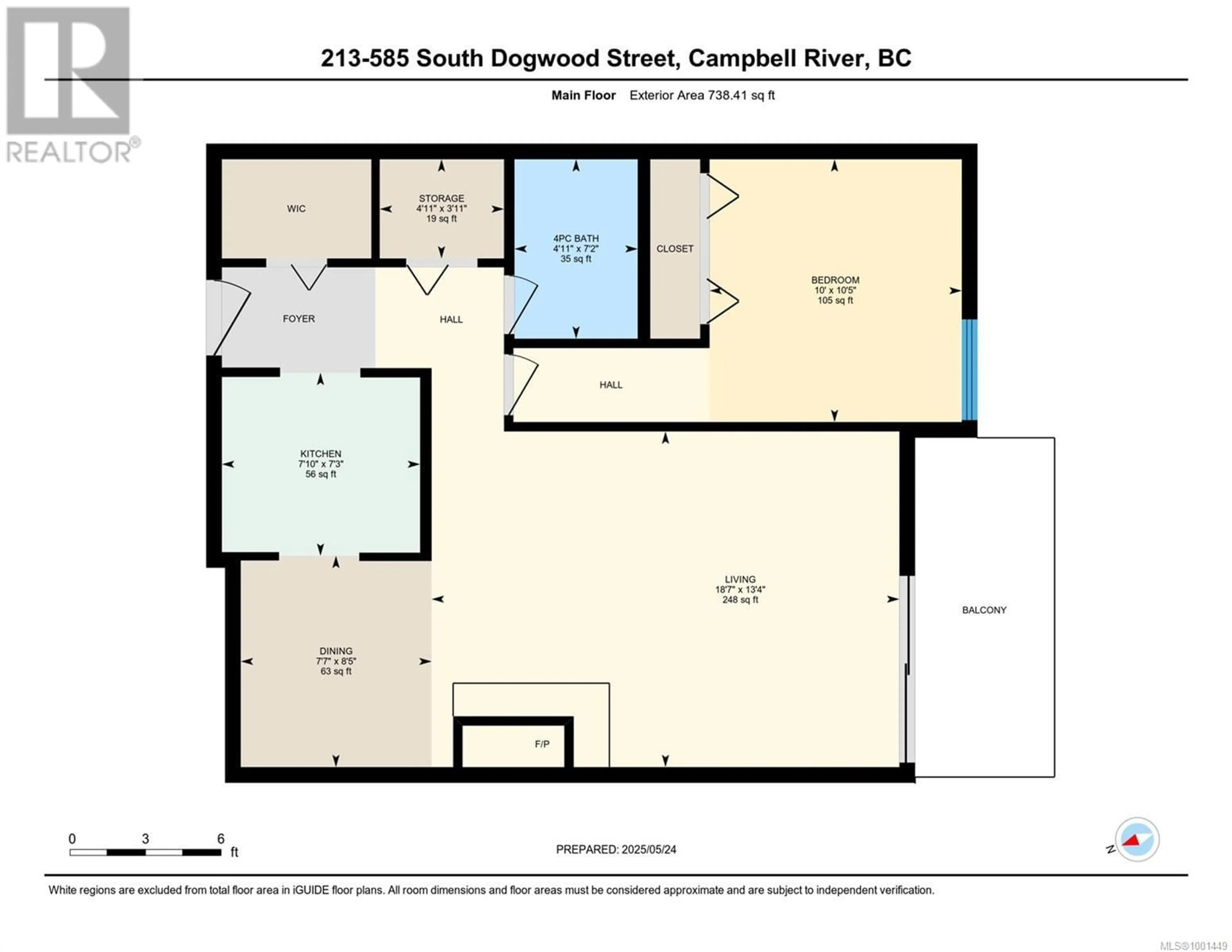 Floor plan for 213 - 585 DOGWOOD STREET SOUTH, Campbell River British Columbia V9W6T6