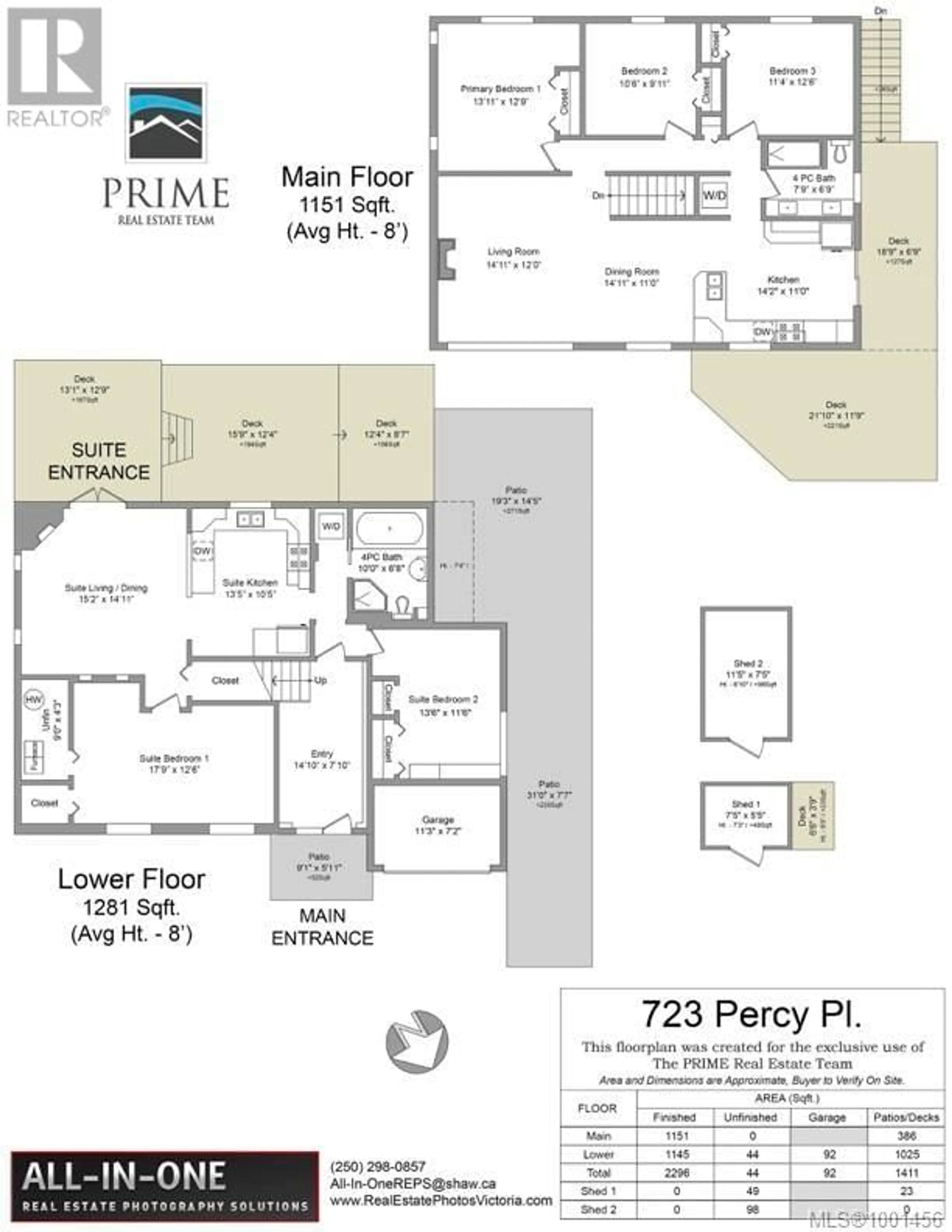 Floor plan for 723 PERCY PLACE, Langford British Columbia V9B3B5
