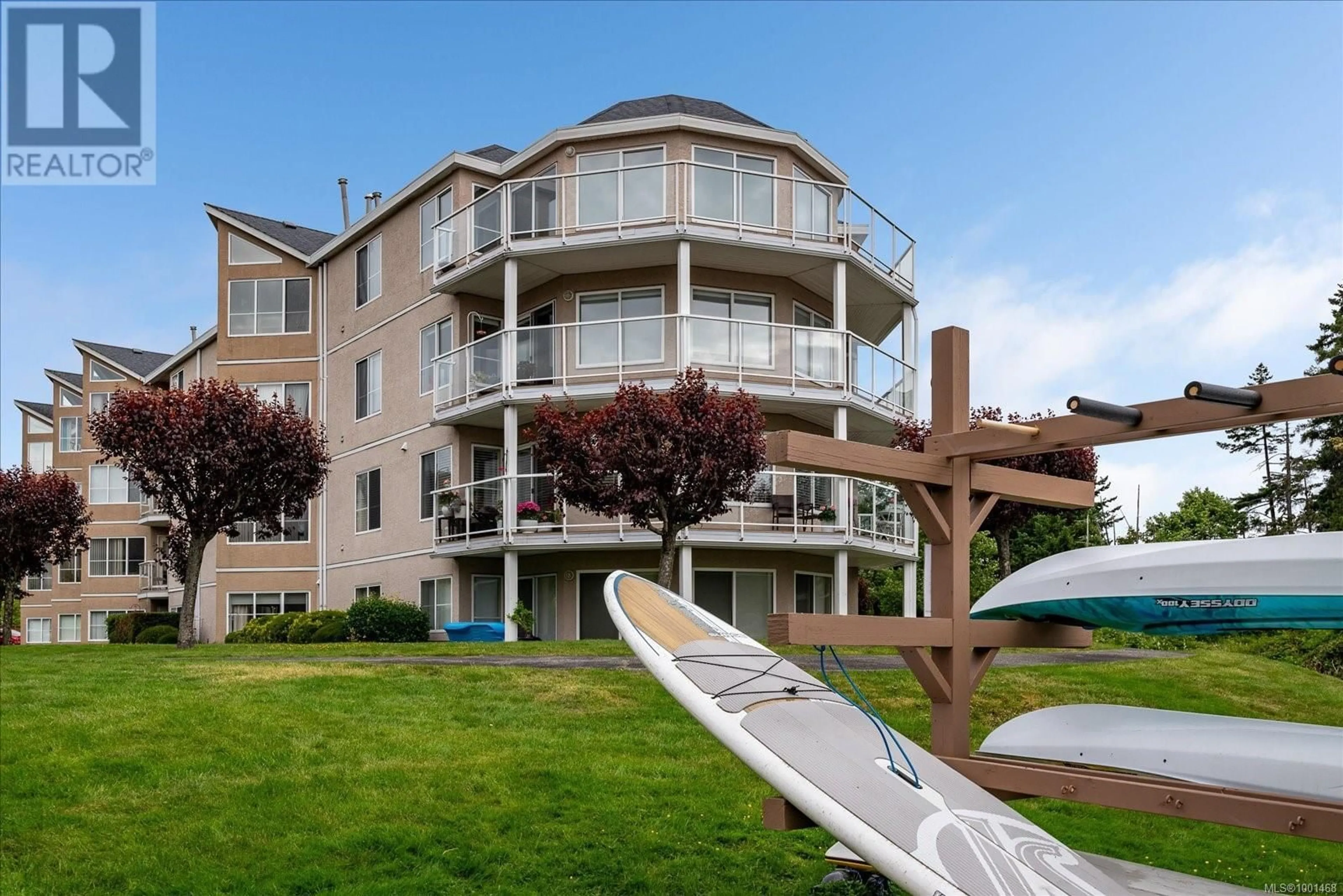 Patio, water/lake/river/ocean view for 304 - 4969 WILLS ROAD, Nanaimo British Columbia V9T2K4