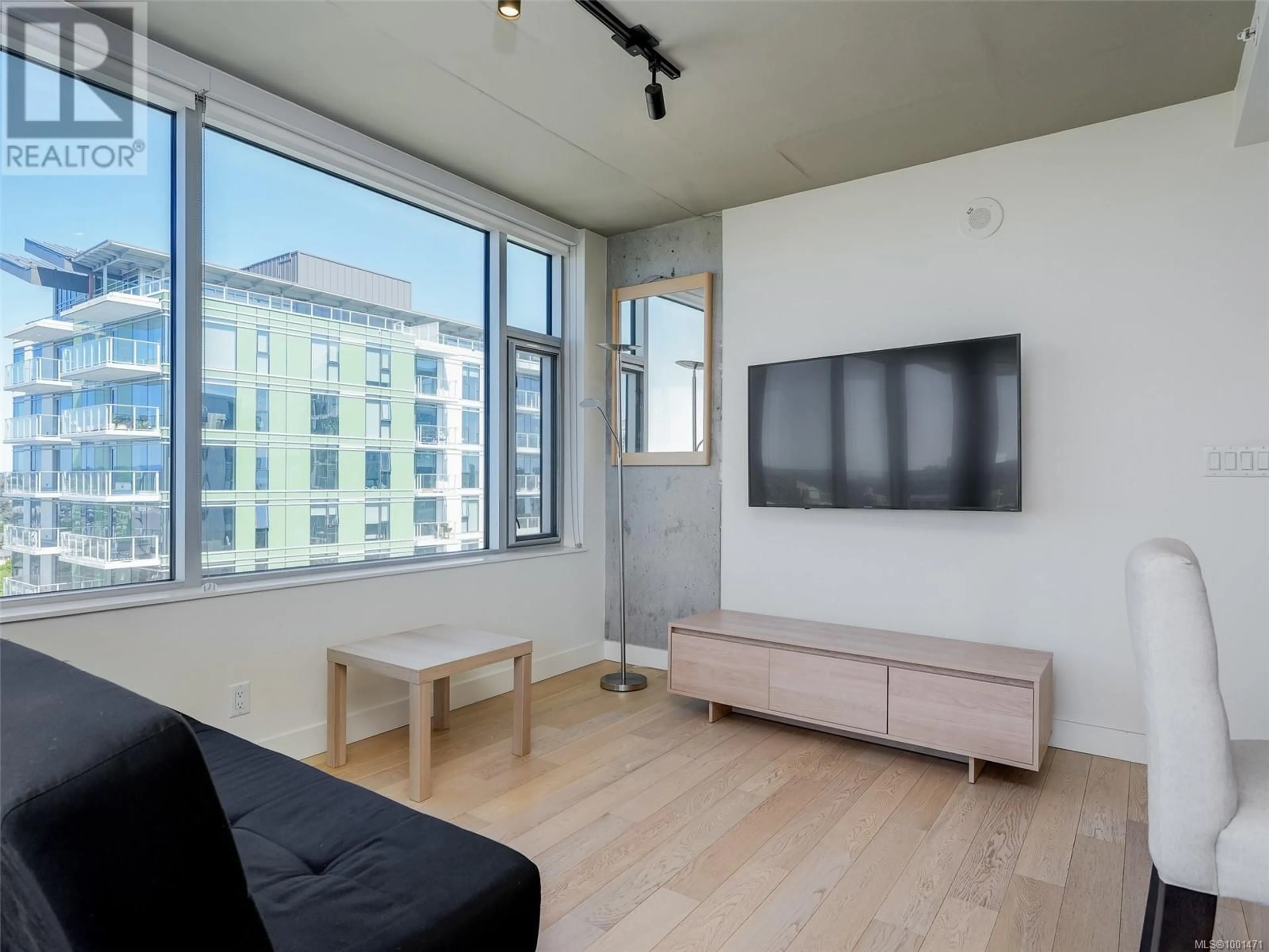 Living room with furniture, unknown for 1404 - 989 JOHNSON STREET, Victoria British Columbia V8V0E3
