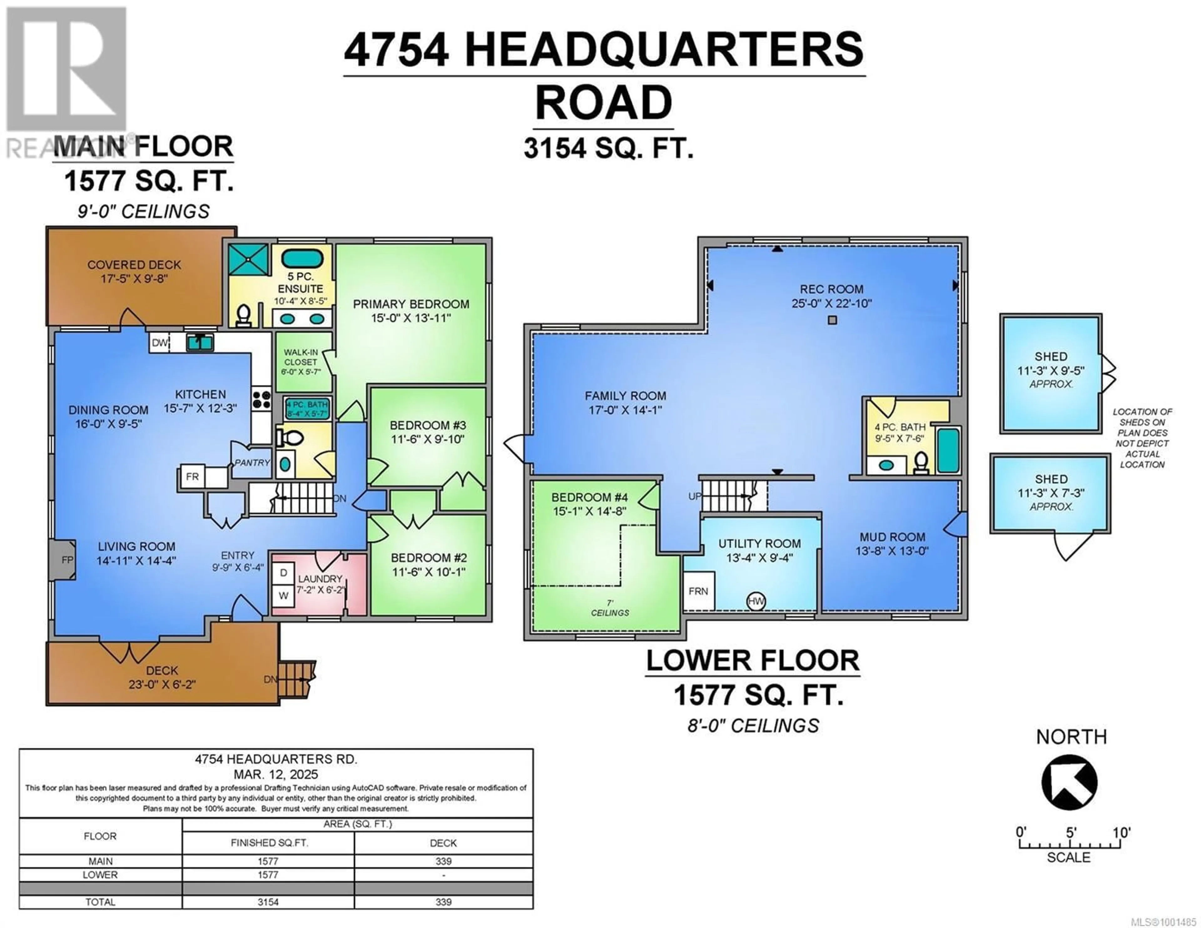 Floor plan for 4754 HEADQUARTERS ROAD, Courtenay British Columbia V9N9H4
