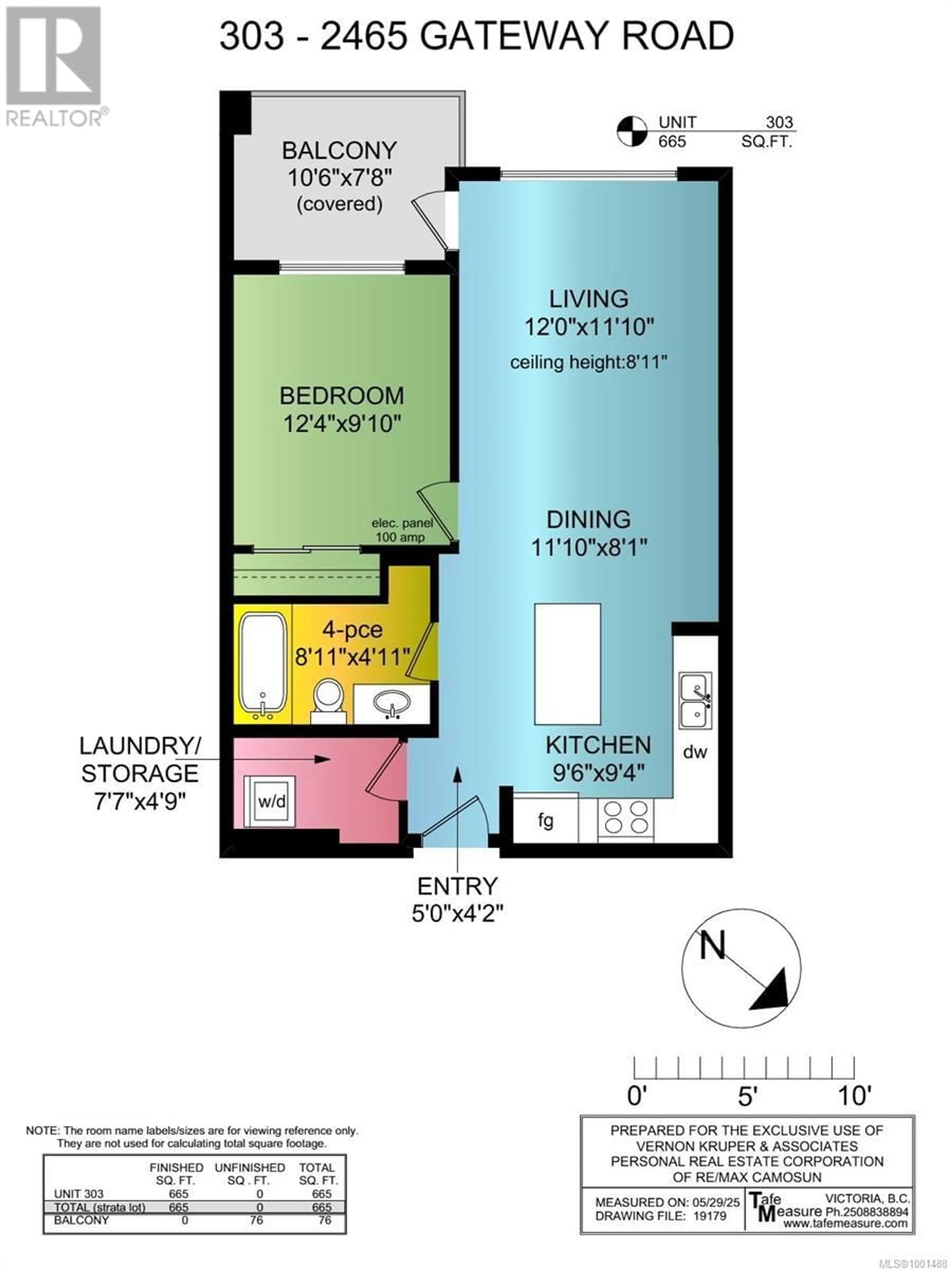 Floor plan for 303 - 2465 GATEWAY ROAD, Langford British Columbia V9B6R1