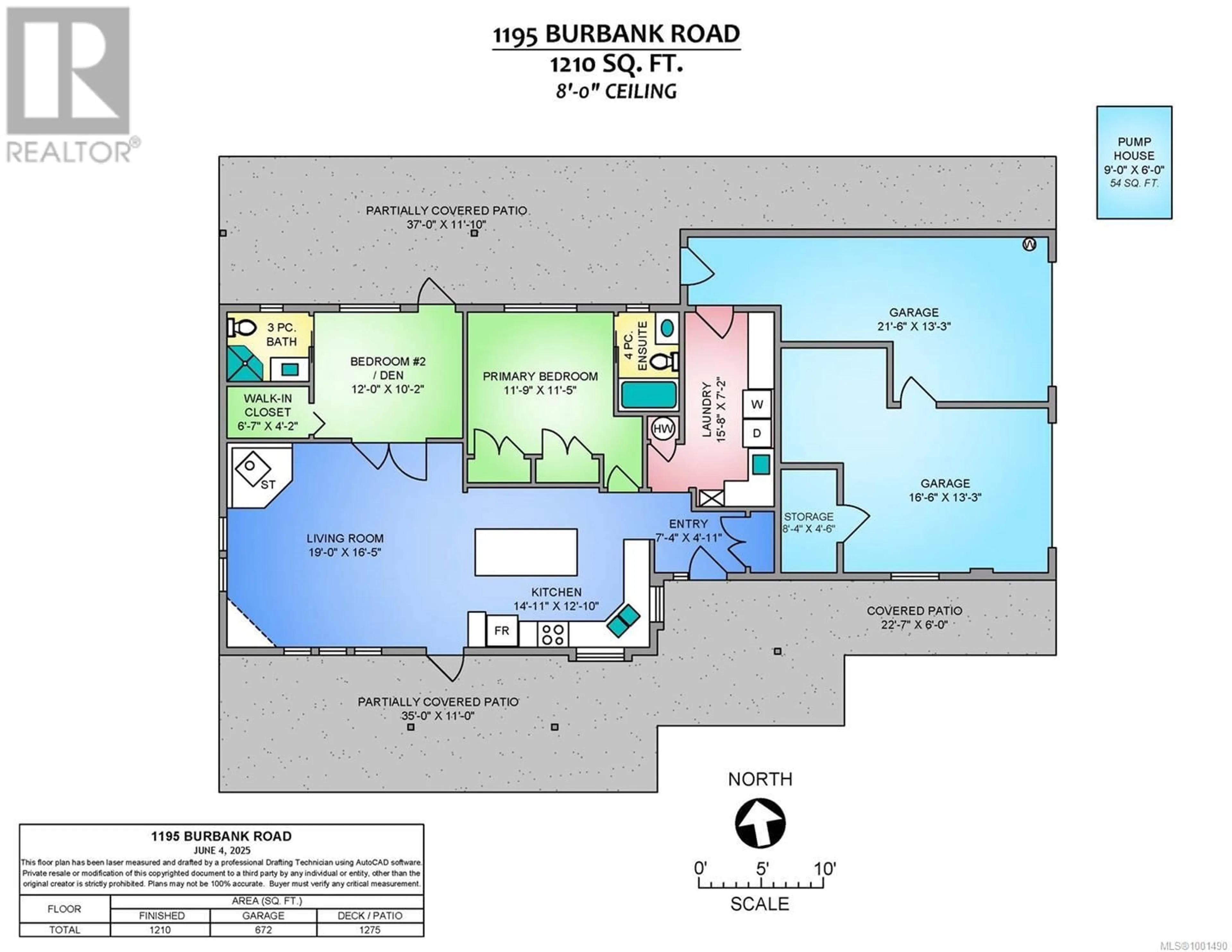 Floor plan for Lot 3 - 1195 BURBANK ROAD, Qualicum Beach British Columbia V9K1Y5