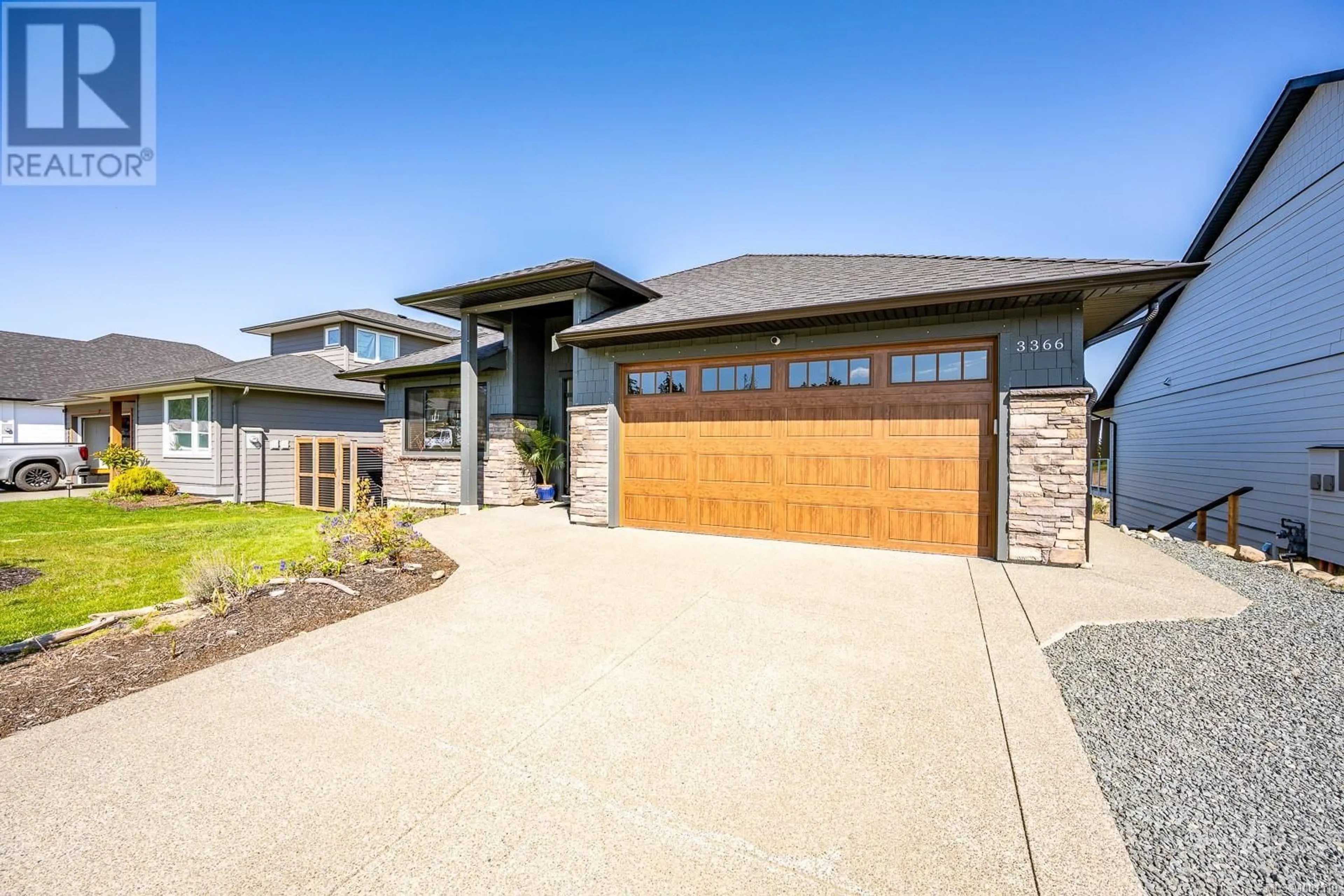 Home with brick exterior material, street for 3366 MARYGROVE DRIVE, Courtenay British Columbia V9N0E7