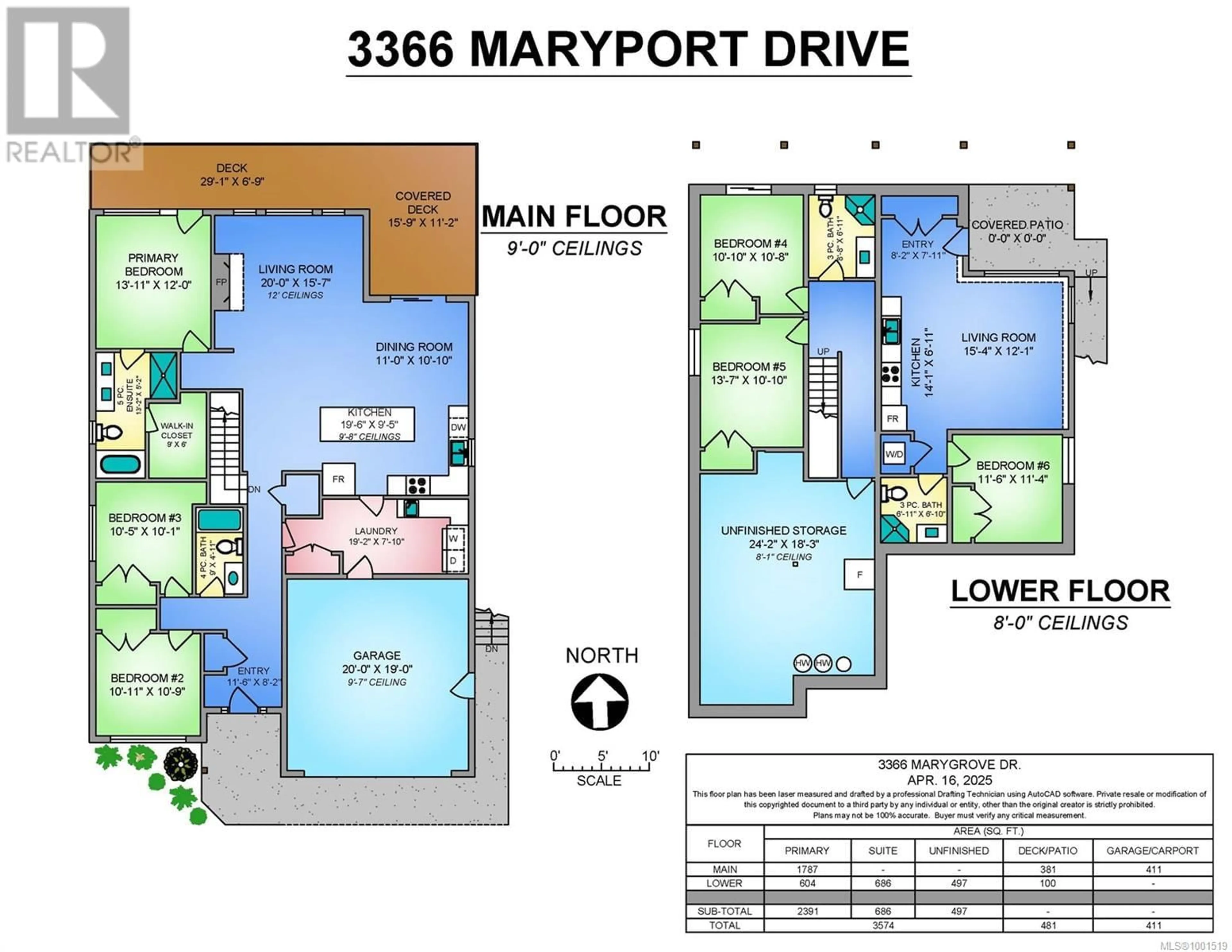 Floor plan for 3366 MARYGROVE DRIVE, Courtenay British Columbia V9N0E7