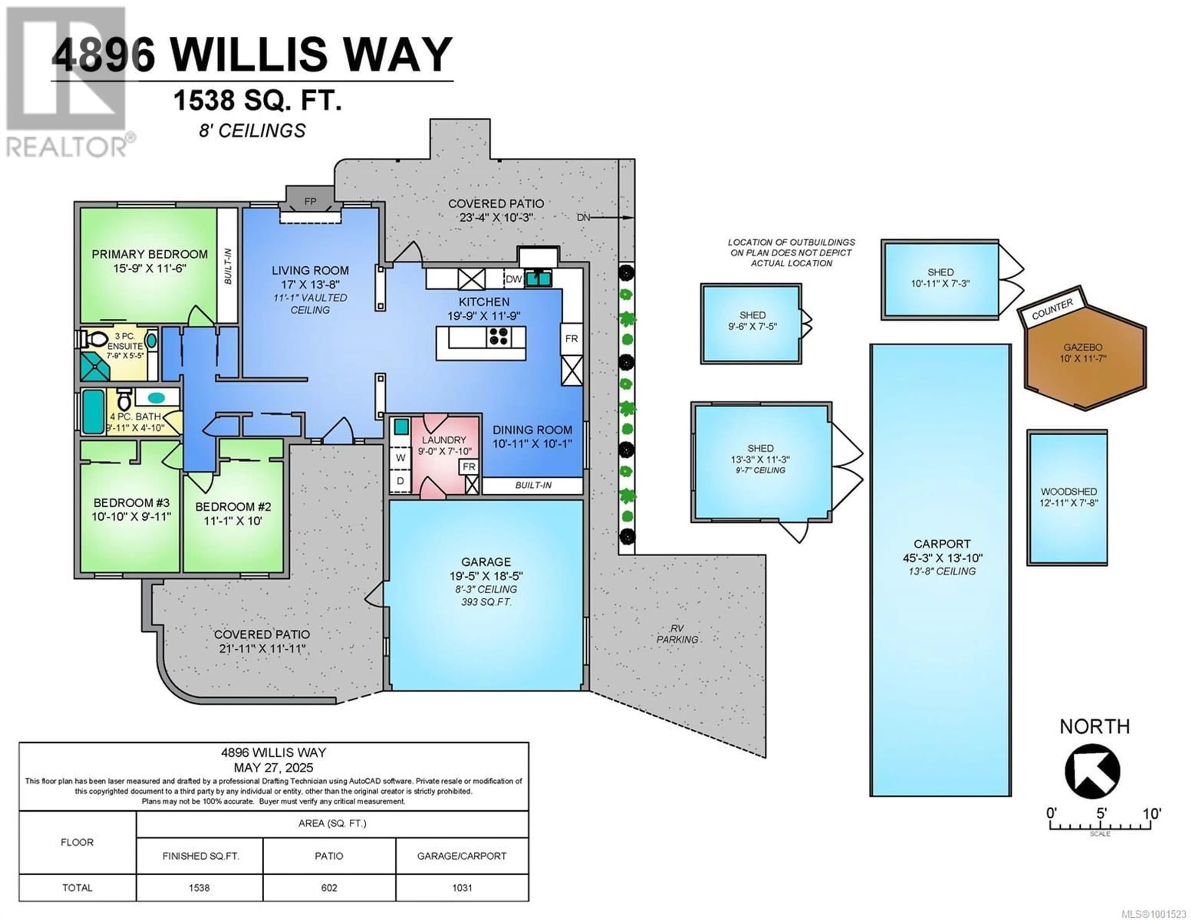 Floor plan for 4896 WILLIS WAY, Courtenay British Columbia V9J1L6
