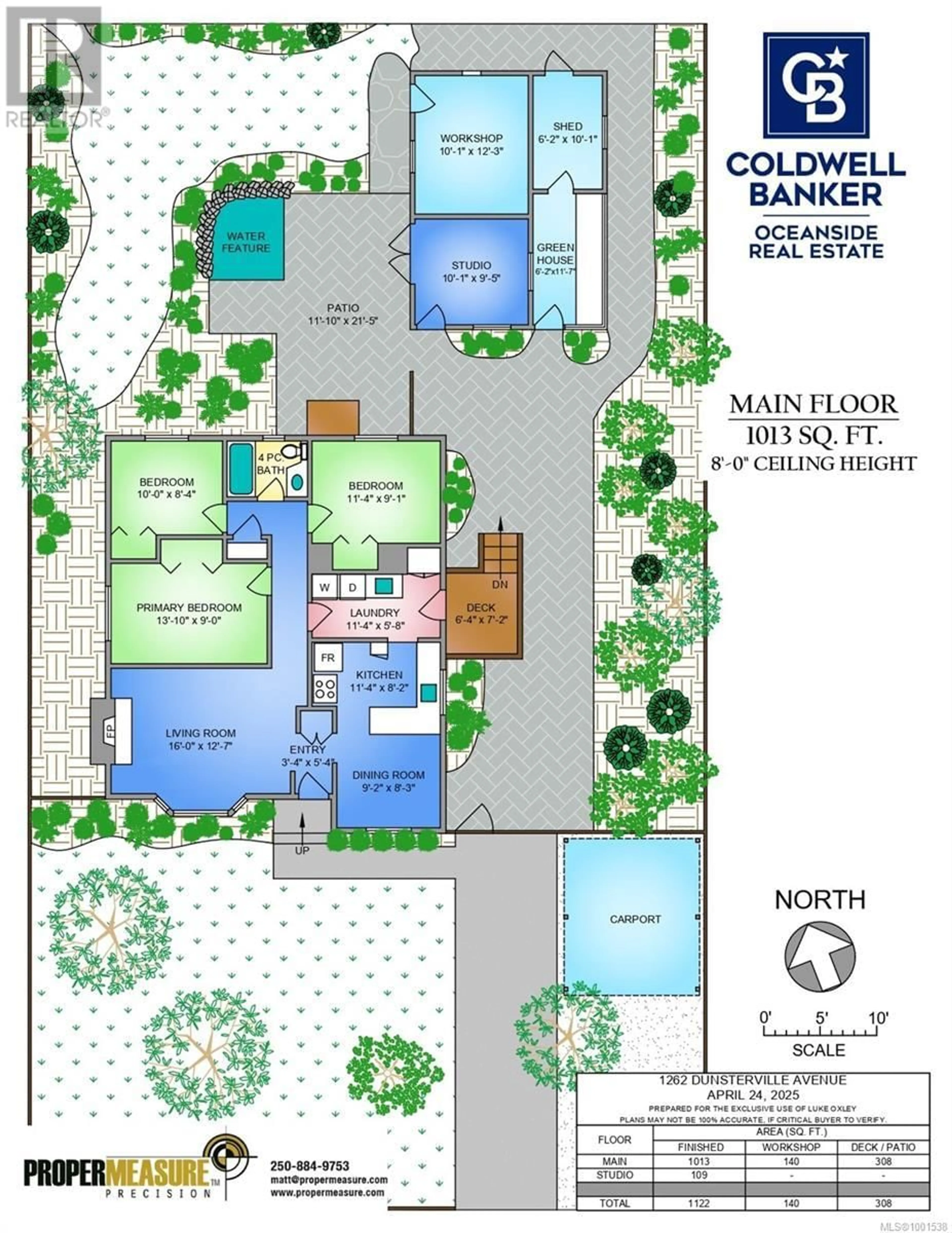 Floor plan for 1262 DUNSTERVILLE AVENUE, Saanich British Columbia V8Z2W8