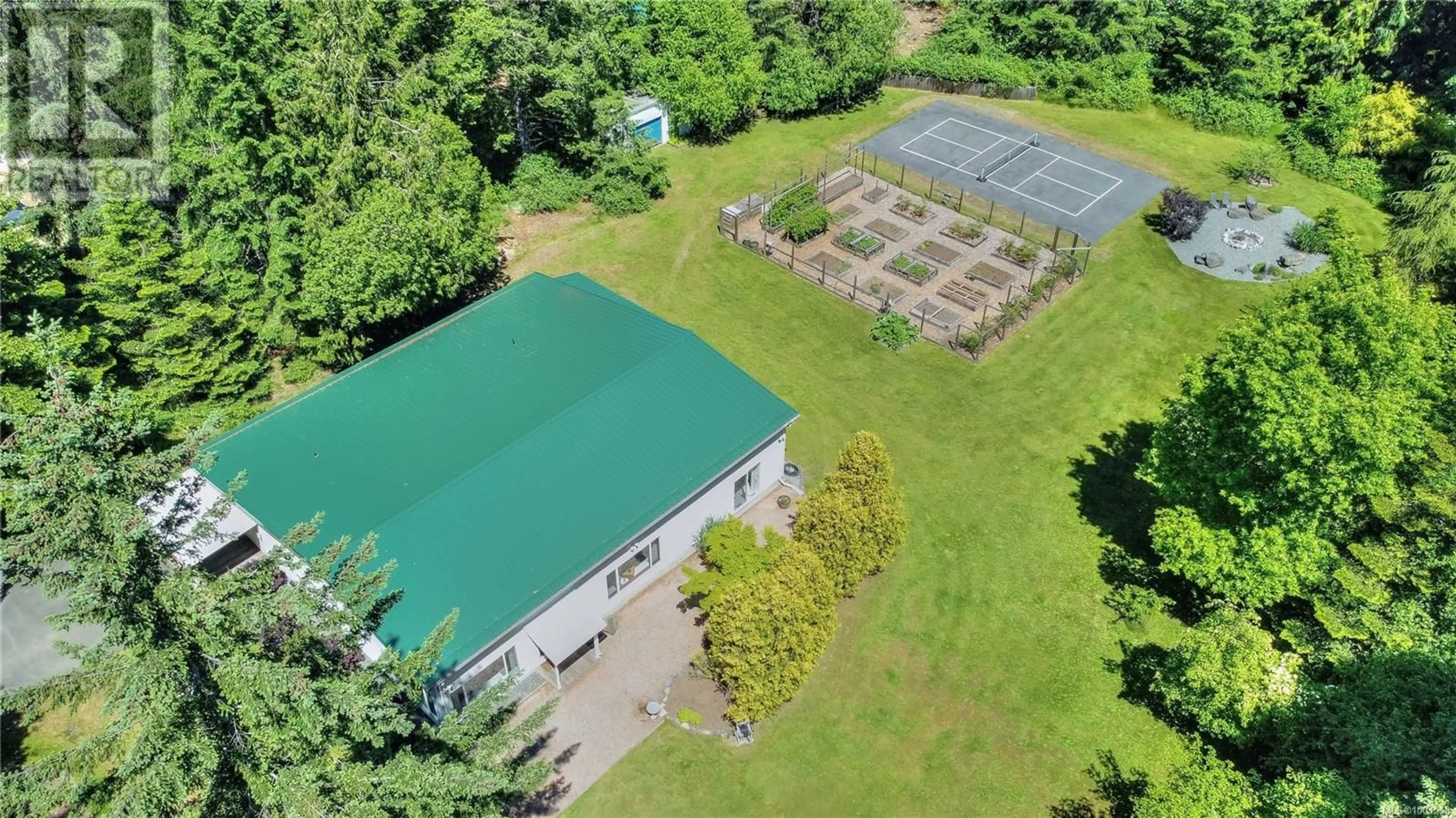 A pic from outside/outdoor area/front of a property/back of a property/a pic from drone, water/lake/river/ocean view for 260 BATES DRIVE, Fanny Bay British Columbia V0R1W0