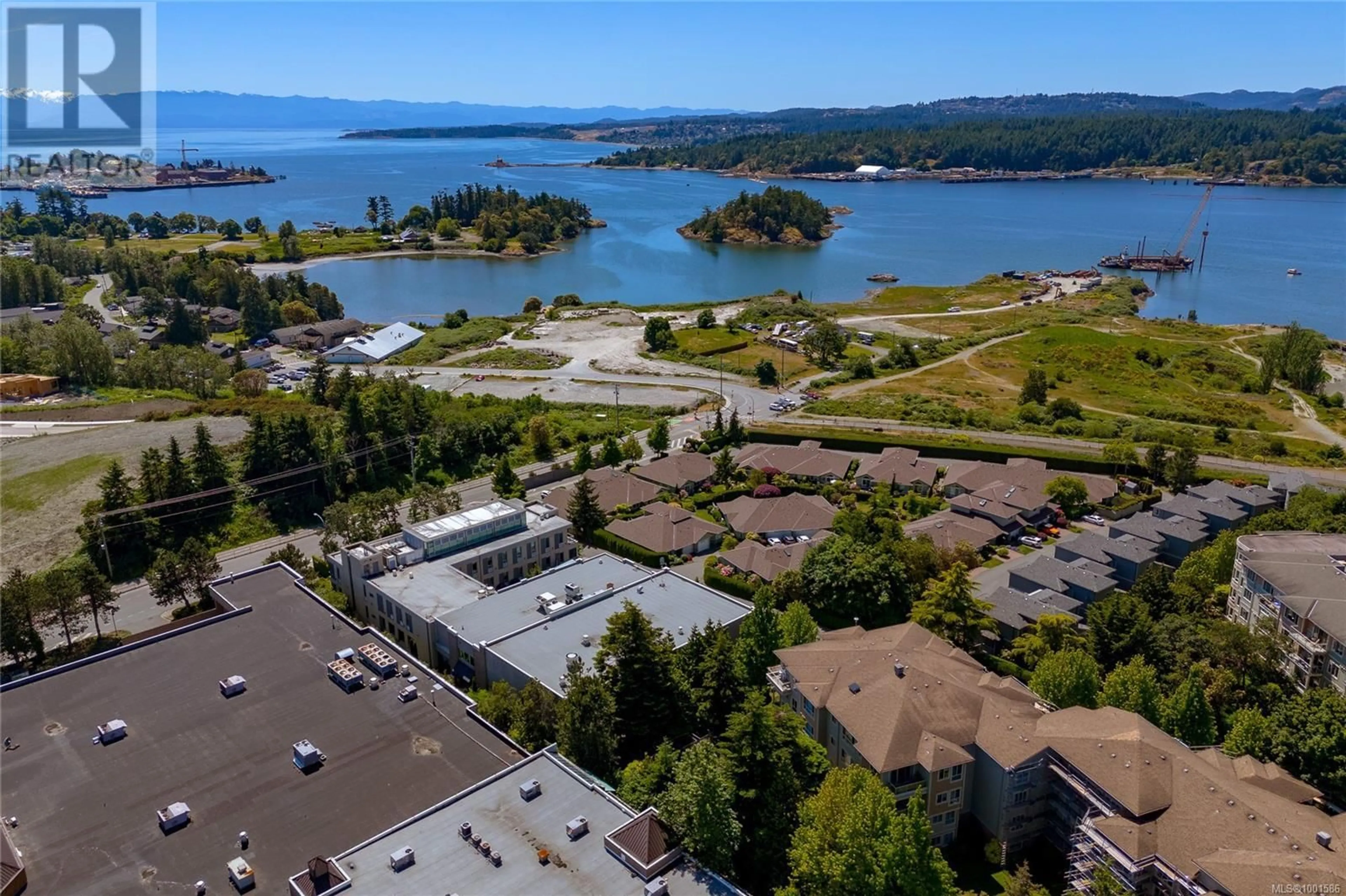A pic from outside/outdoor area/front of a property/back of a property/a pic from drone, water/lake/river/ocean view for 27 - 126 HALLOWELL ROAD, View Royal British Columbia V9A7K2