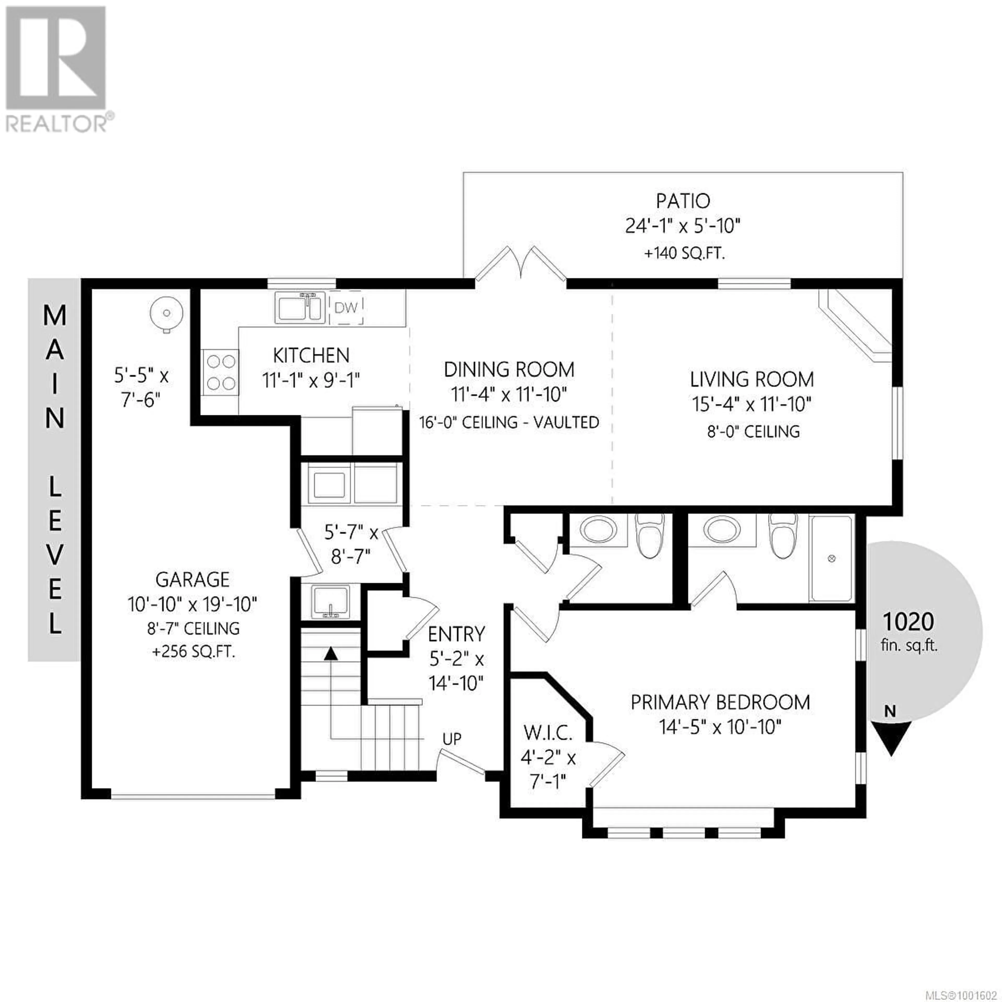 Floor plan for 2 - 10134 THIRD STREET, Sidney British Columbia V8L3C2