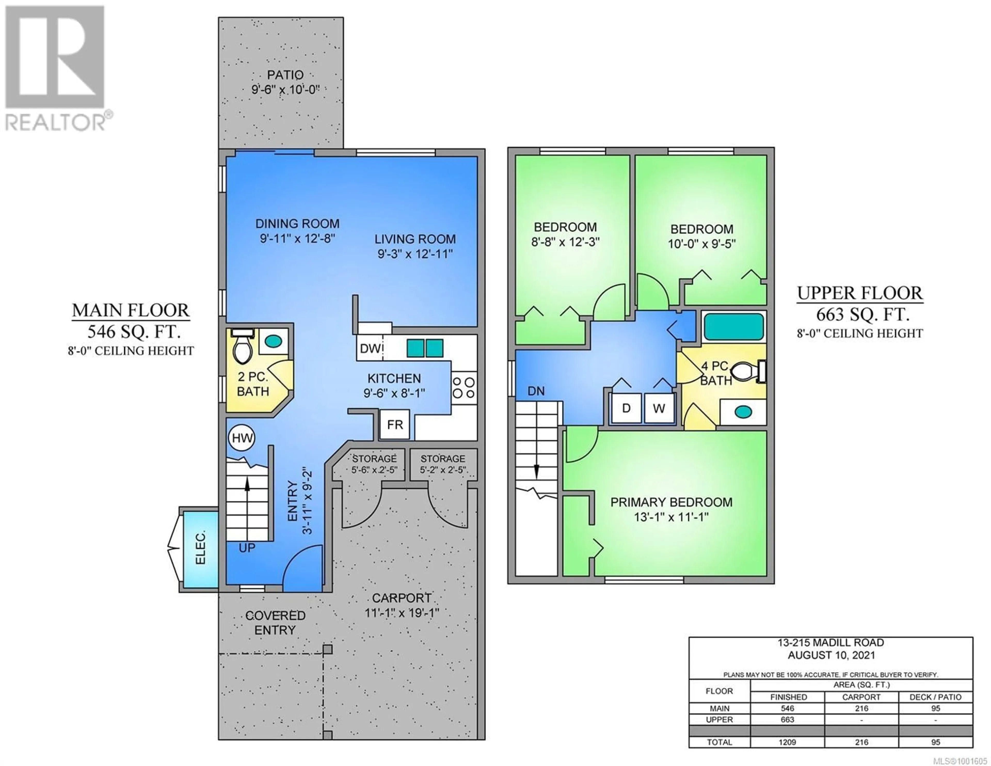 Floor plan for 13 - 215 MADILL ROAD, Lake Cowichan British Columbia V0R2G0