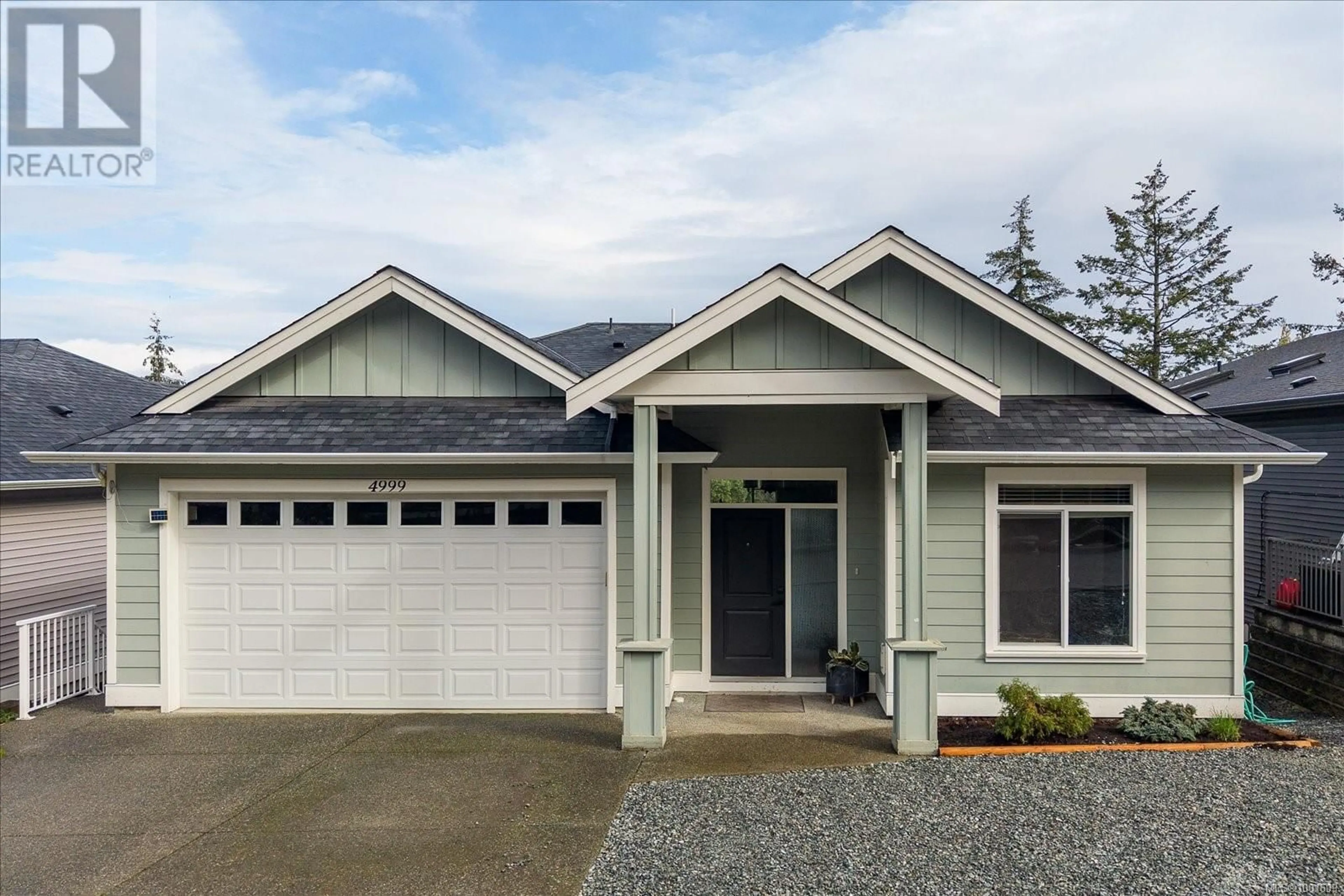 Home with vinyl exterior material, street for 4999 DUNN PLACE, Nanaimo British Columbia V9T6S9