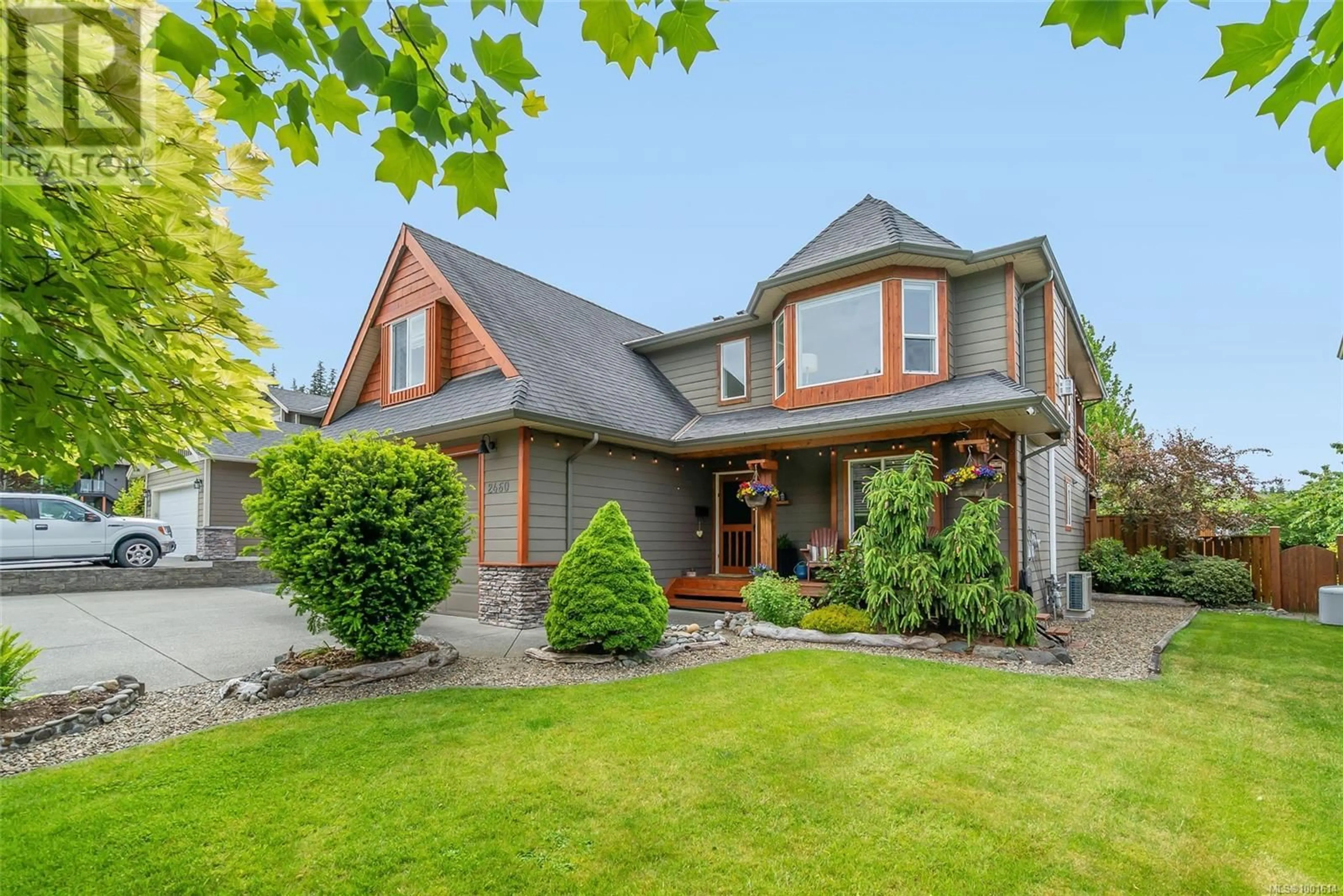 Home with brick exterior material, street for 2460 JOANNE DRIVE, Campbell River British Columbia V9H1V7