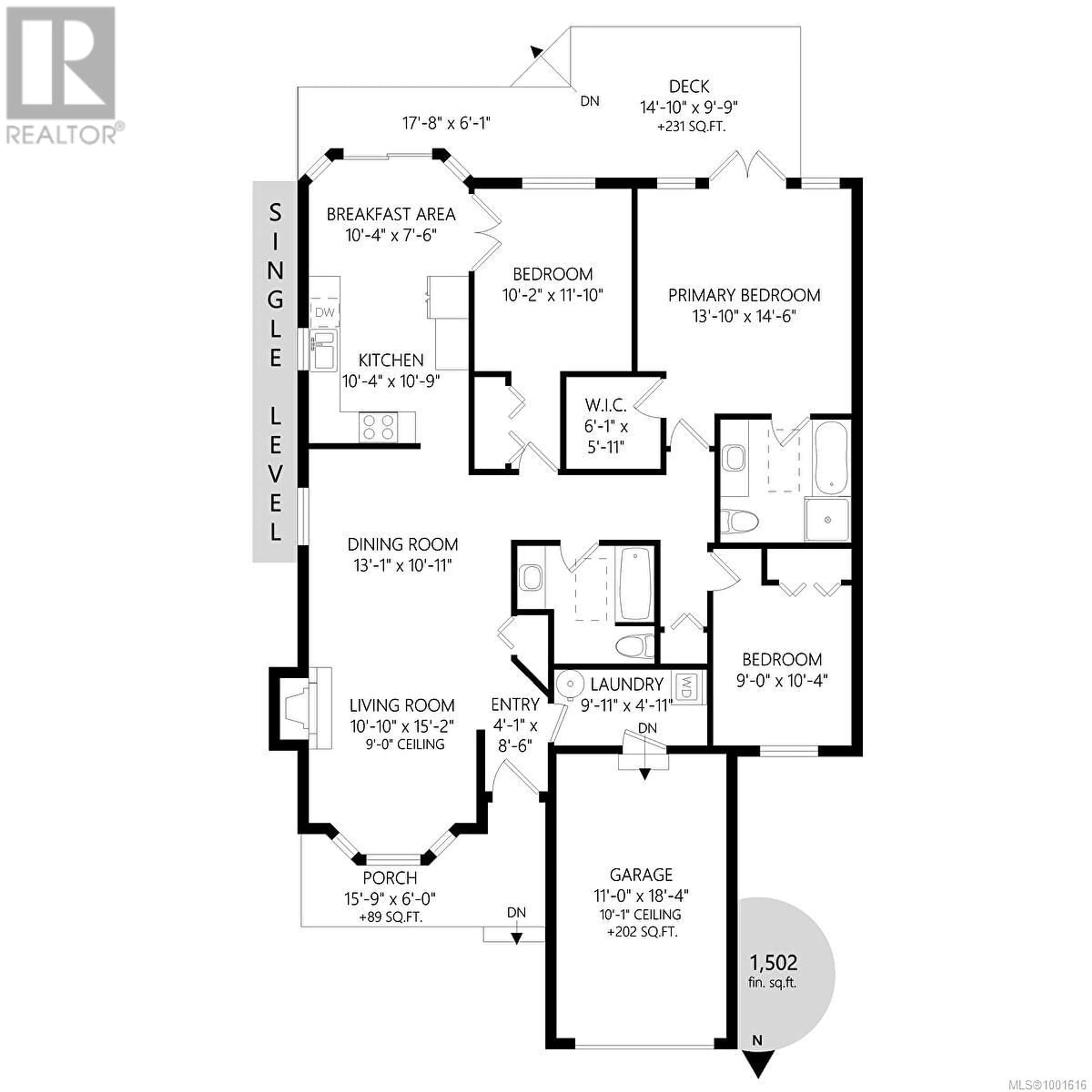 Floor plan for 2365 AMELIA AVENUE, Sidney British Columbia V8L2J1