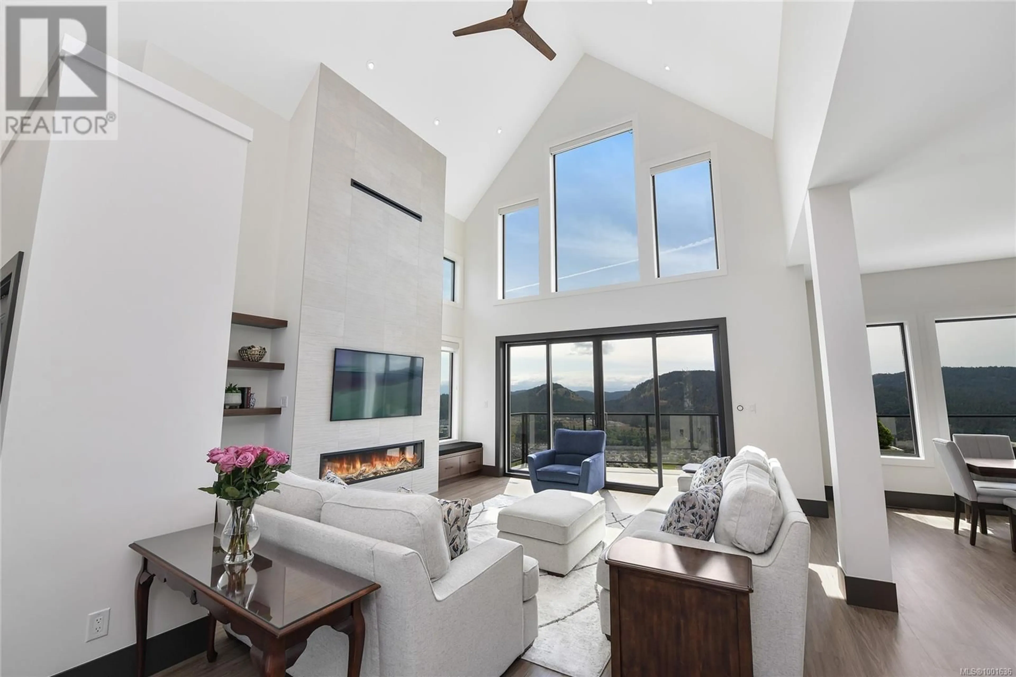 Living room with furniture, ceramic/tile floor for 2025 PINEHURST TERRACE, Langford British Columbia V9B3S3