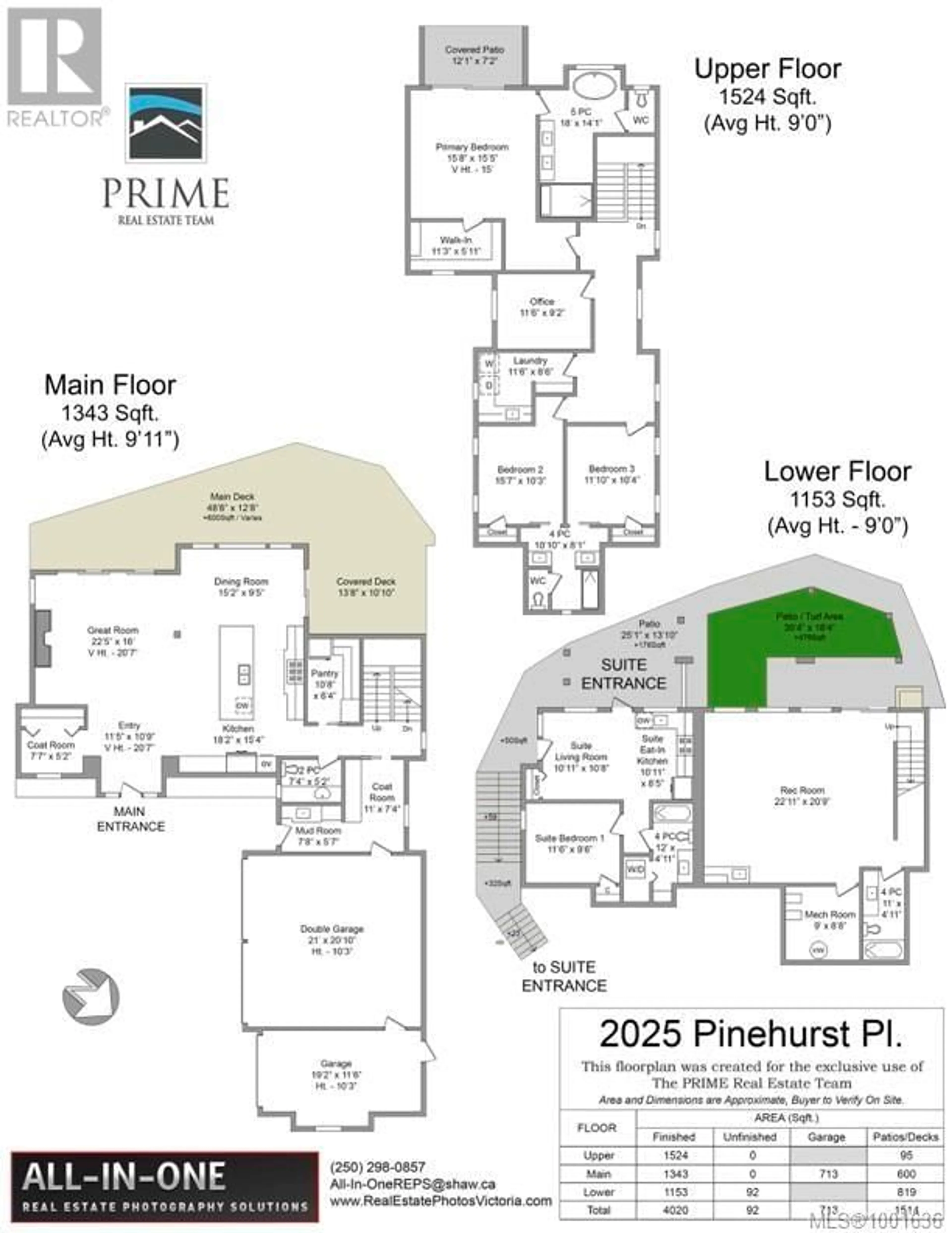 Floor plan for 2025 PINEHURST TERRACE, Langford British Columbia V9B3S3