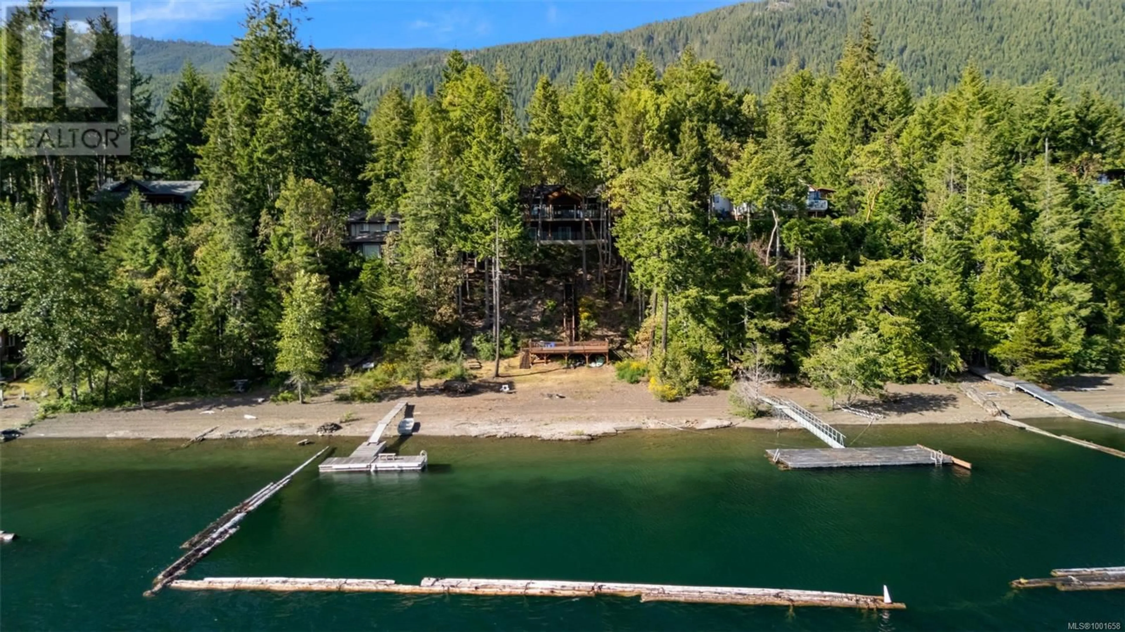 A pic from outside/outdoor area/front of a property/back of a property/a pic from drone, water/lake/river/ocean view for 8130 SA-SEEN-OS CRESCENT, Youbou British Columbia V0R3E1