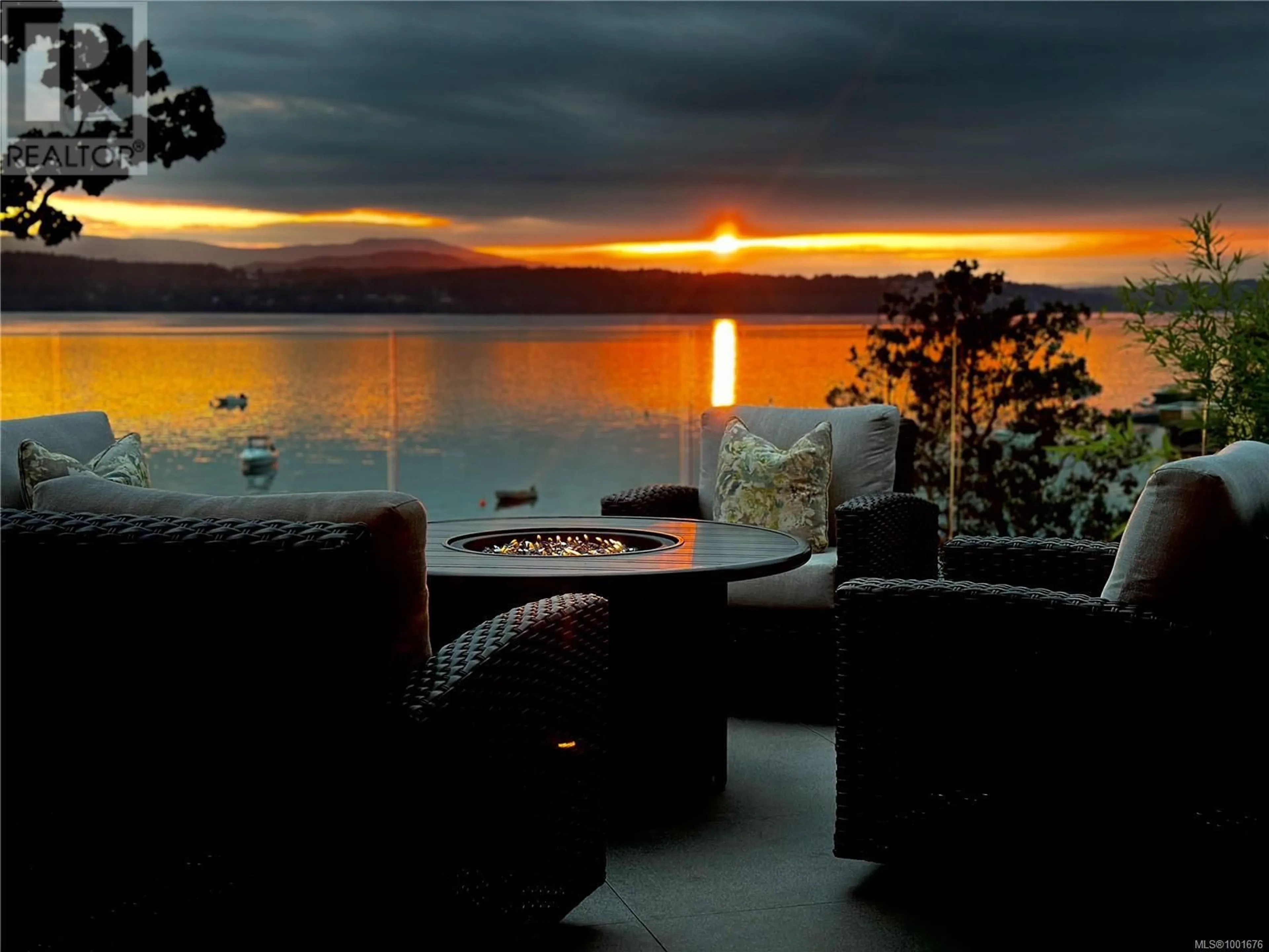 Patio, water/lake/river/ocean view for 10718 MADRONA DRIVE, North Saanich British Columbia V8L5M7