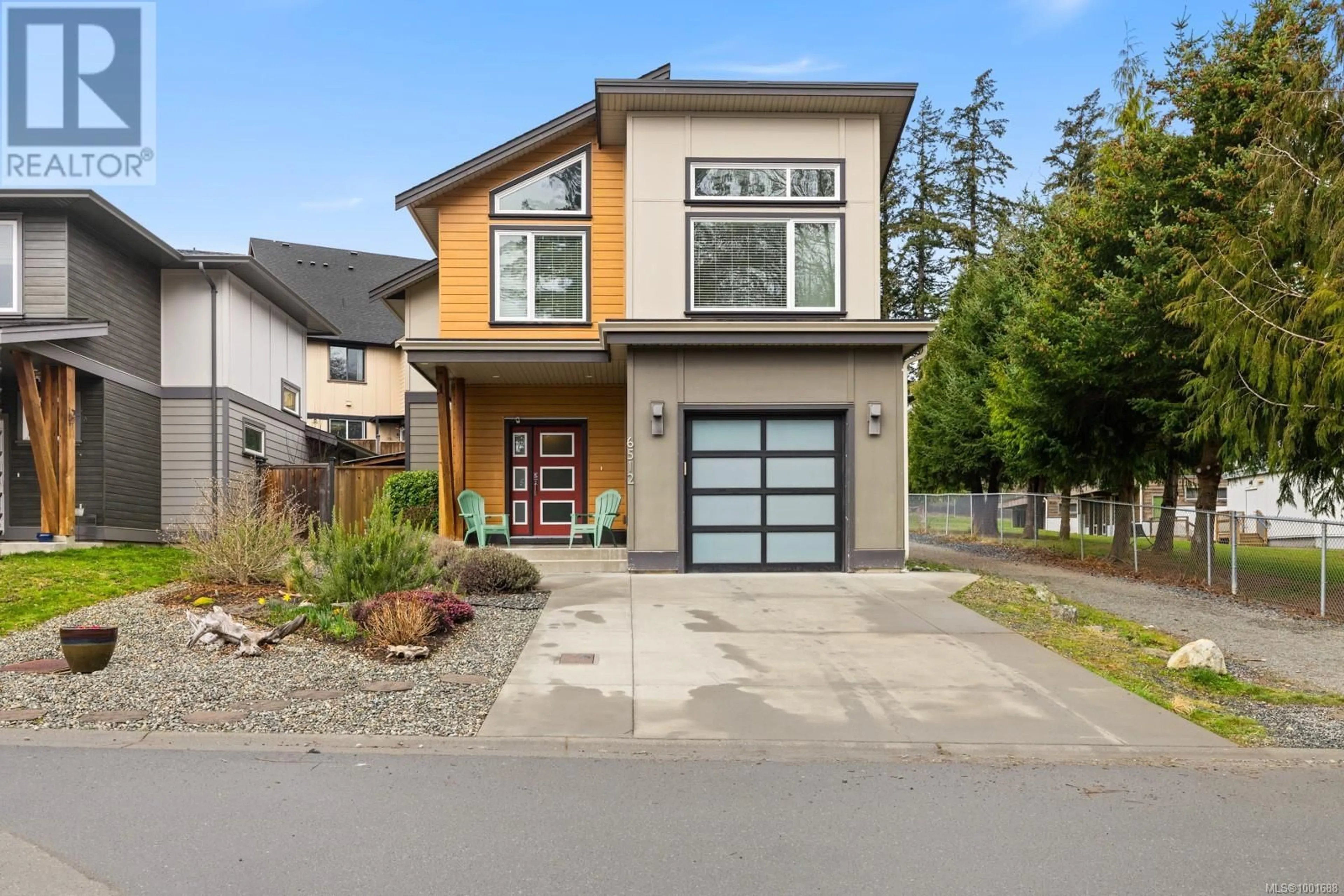 Home with brick exterior material, street for 6512 ARRANWOOD DRIVE, Sooke British Columbia V9Z0W4