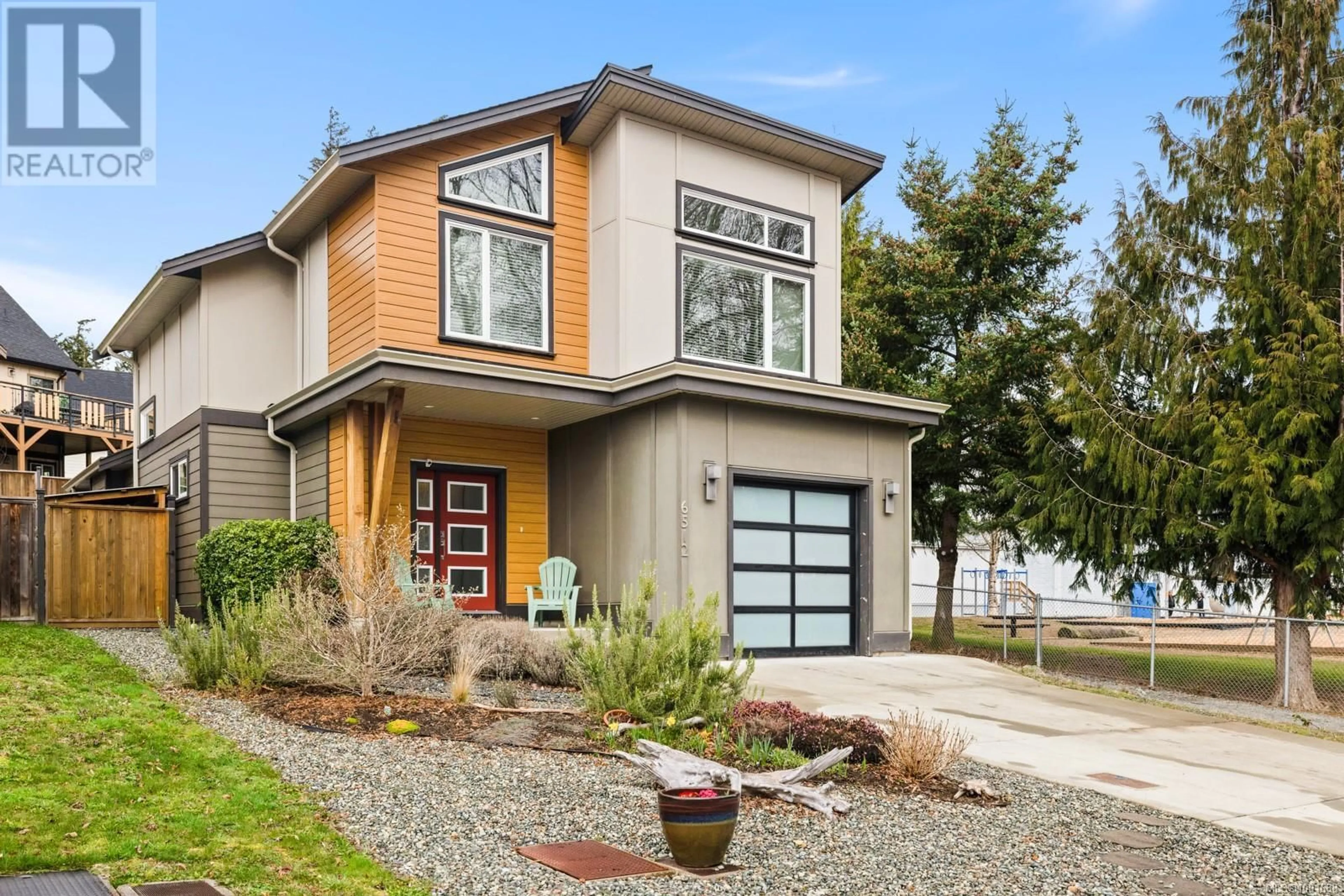 Home with brick exterior material, street for 6512 ARRANWOOD DRIVE, Sooke British Columbia V9Z0W4