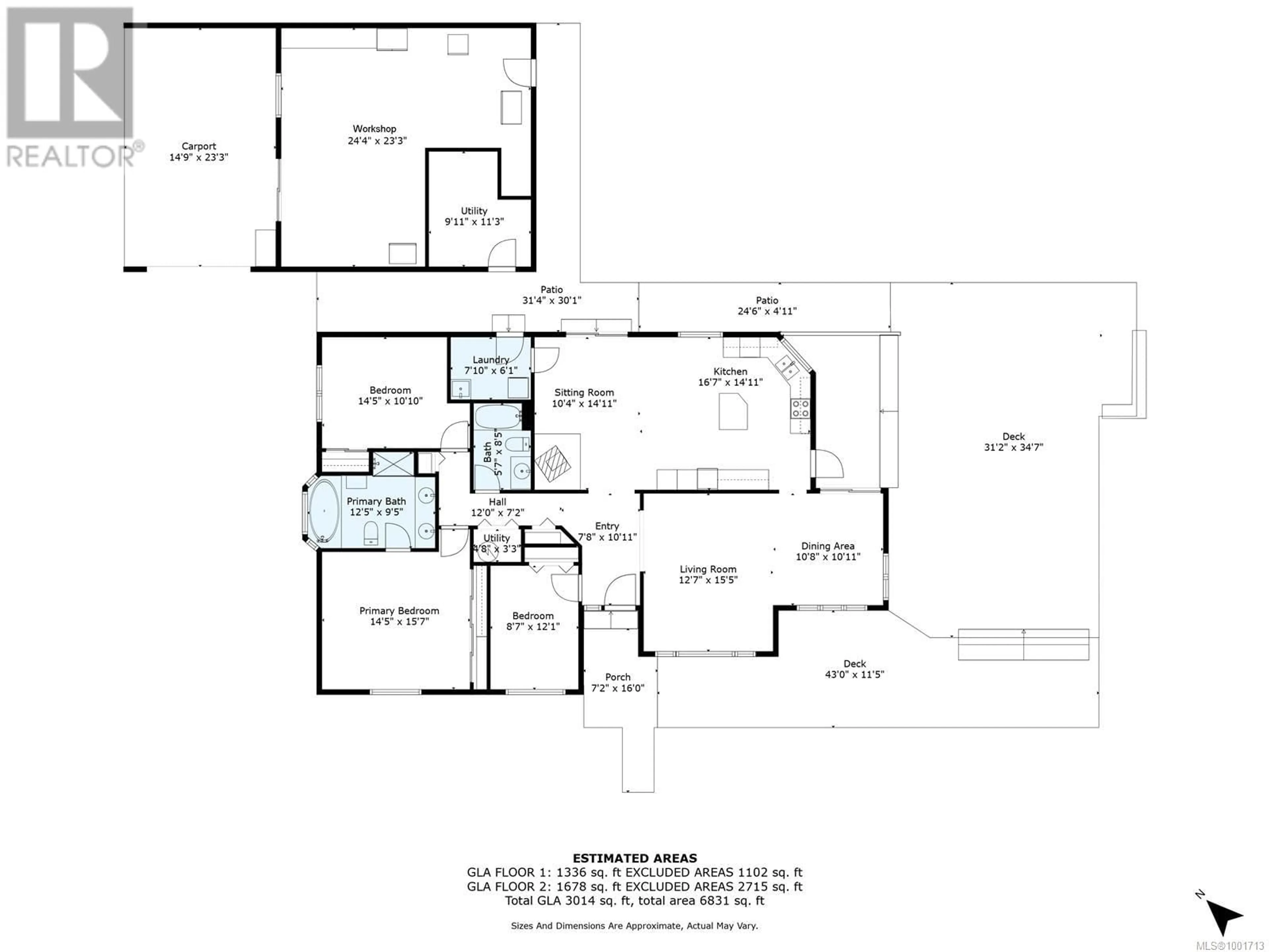 Floor plan for 2742 CEDAR HEIGHTS CRESCENT, Nanaimo British Columbia V9X1N4