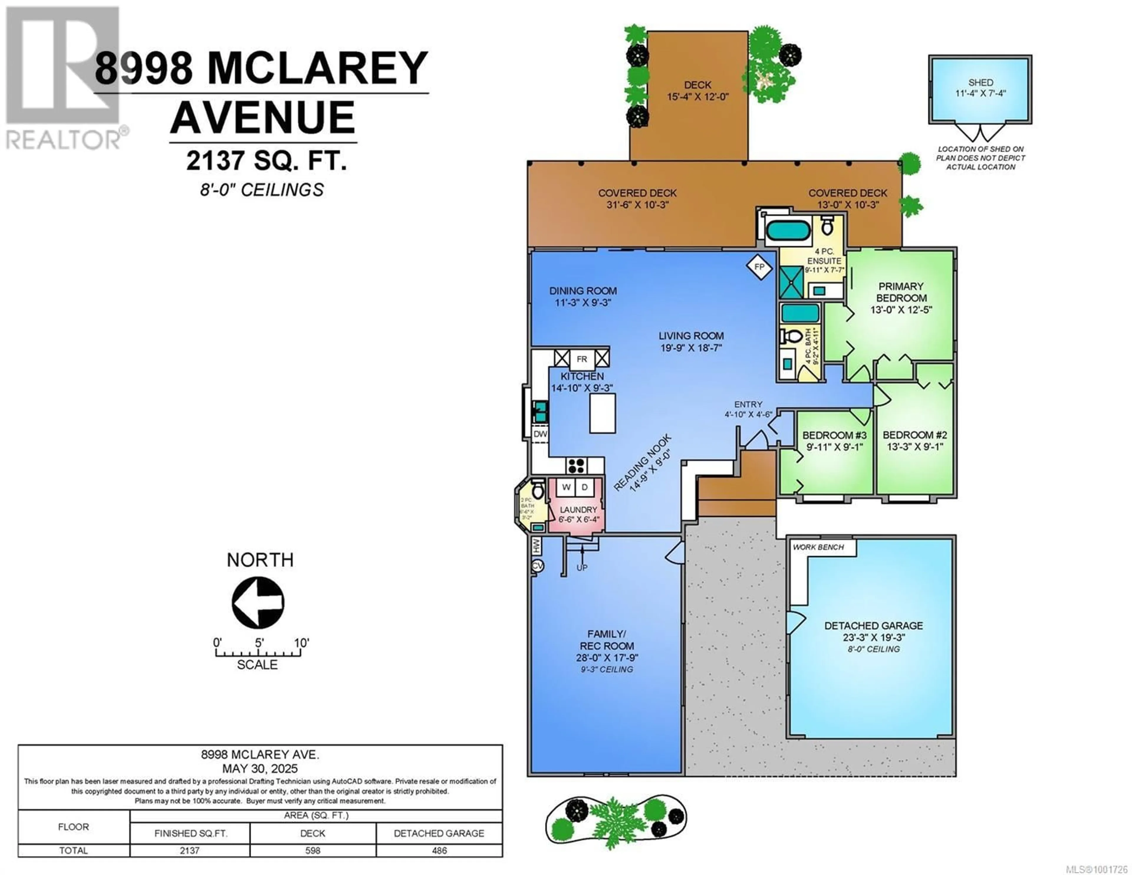 Floor plan for 8998 MCLAREY AVENUE, Black Creek British Columbia V9J1A2
