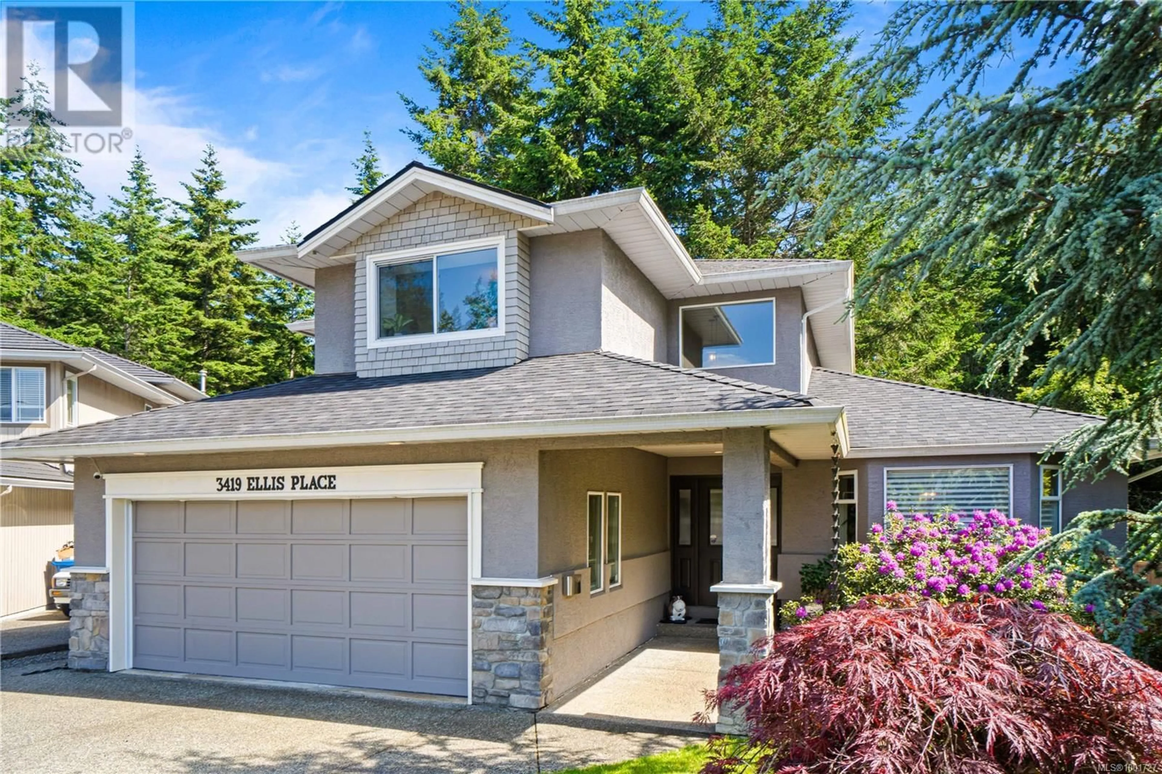 Home with vinyl exterior material, street for 3419 ELLIS PLACE, Nanaimo British Columbia V9T4Y6
