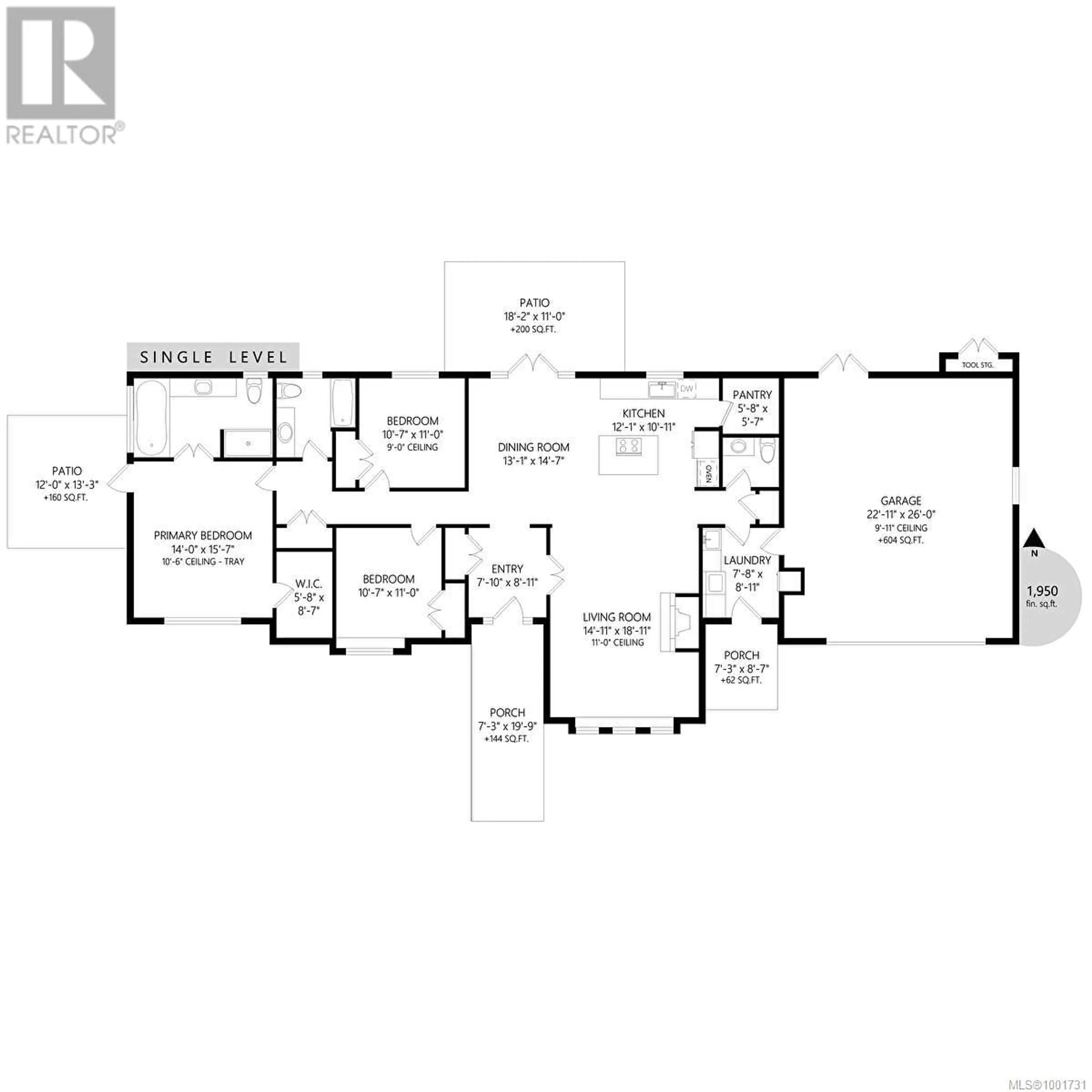 Floor plan for 1407 TURNER LANE, Cobble Hill British Columbia V8H0K2